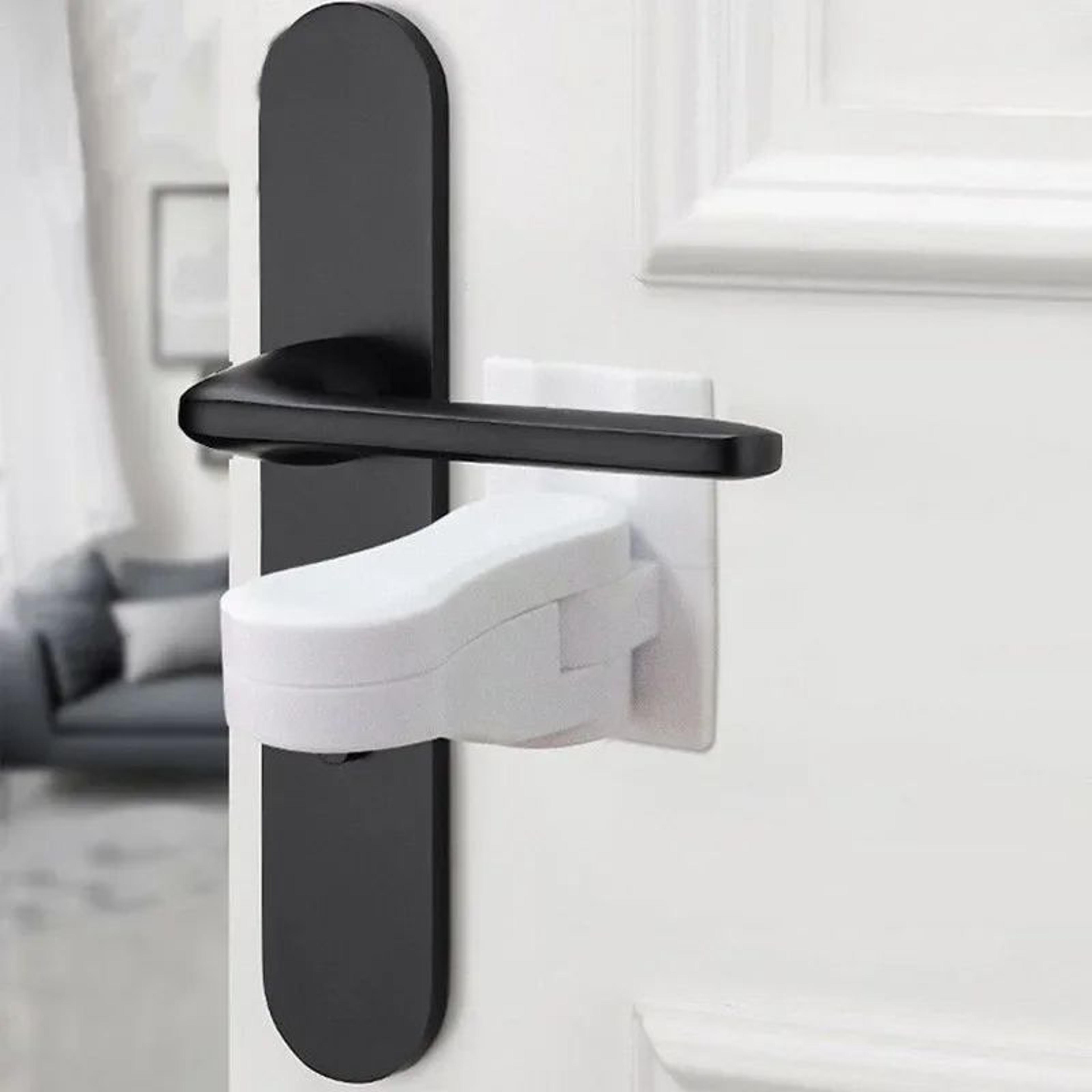 universal child safety door lever lock – abs anti-open handle protection for baby & kids