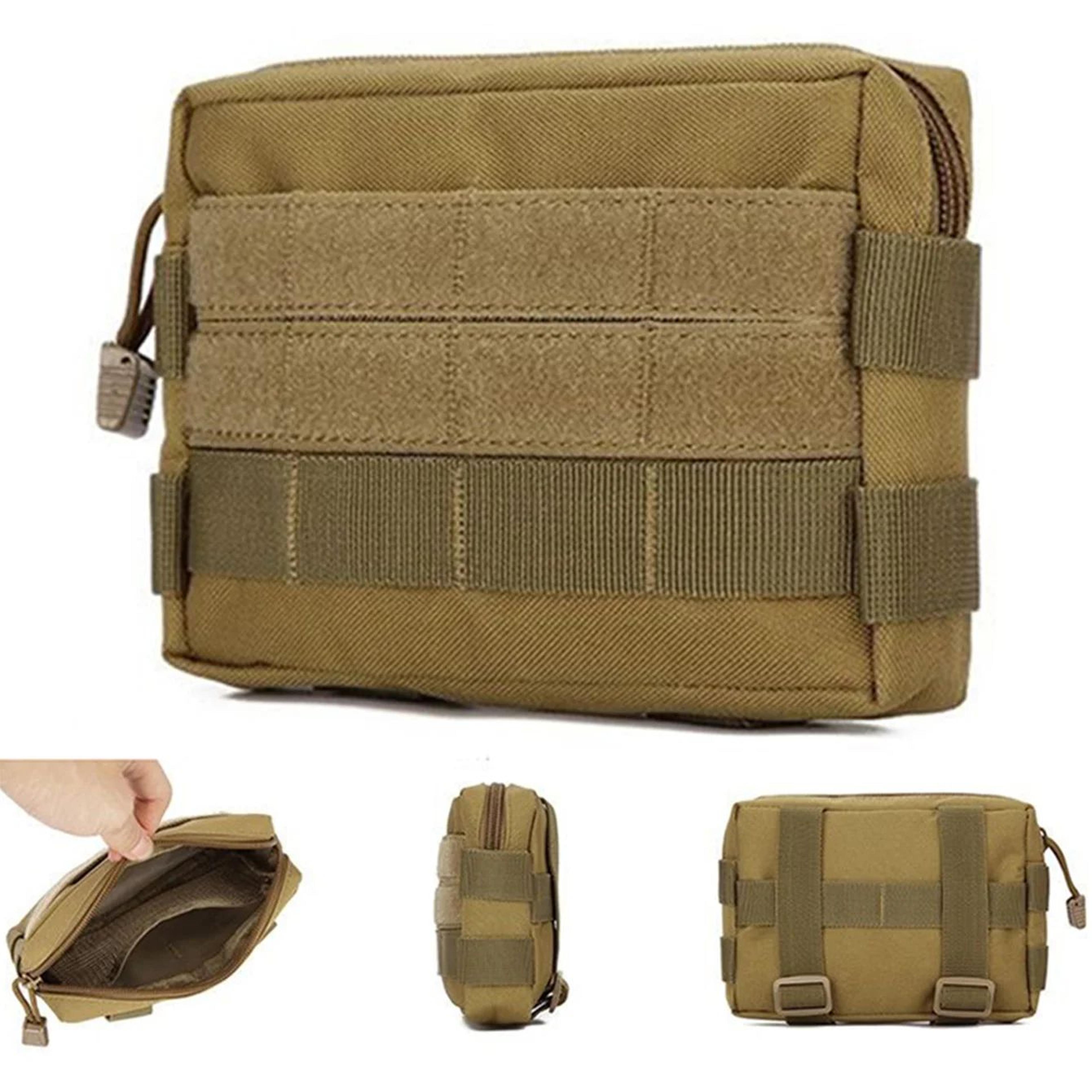 molle outdoor edc tool pouch – vest & backpack belt hanging utility kit