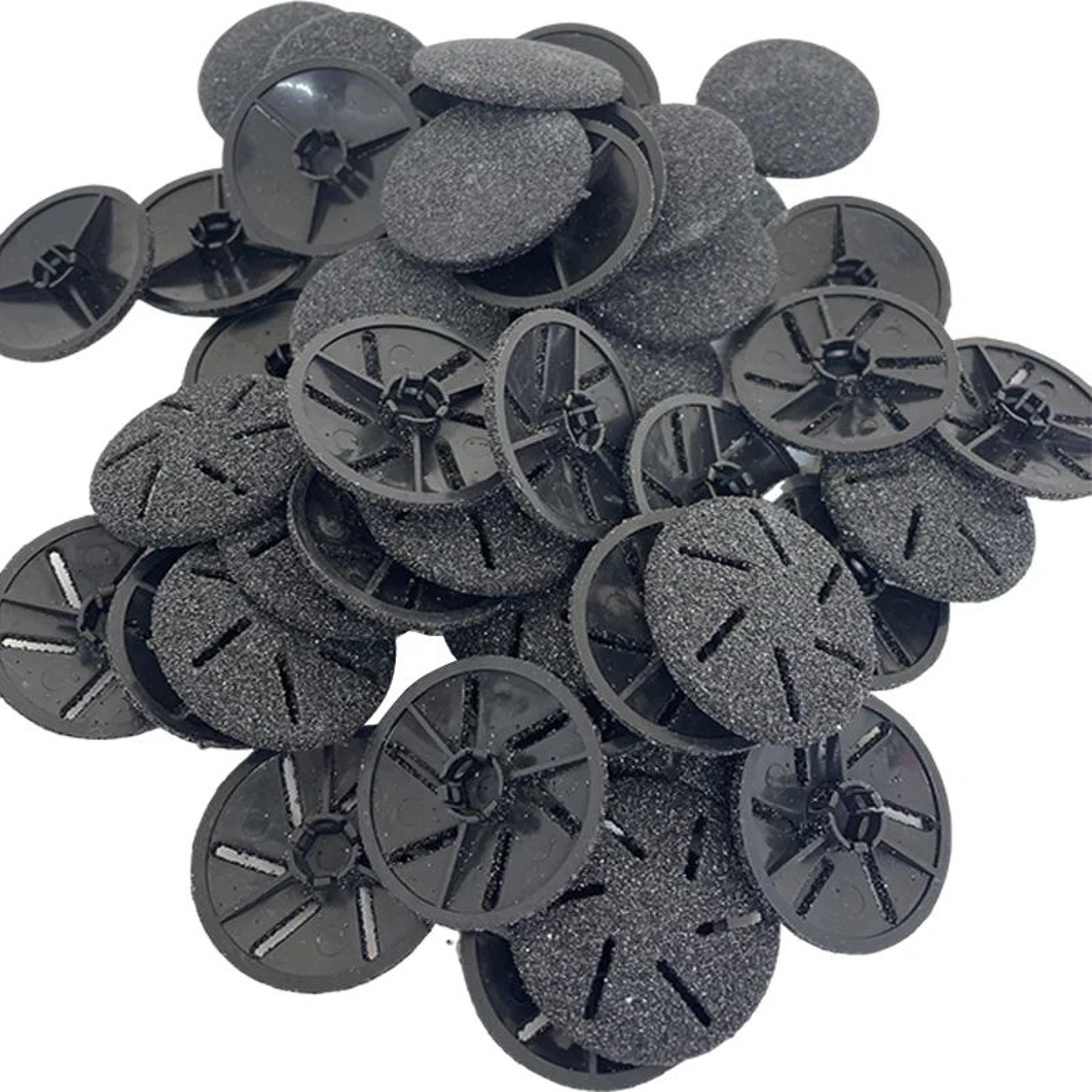 12 pcs replacement roller heads for electric foot file – pedicure foot file refills for hard dead skin & callus removal
