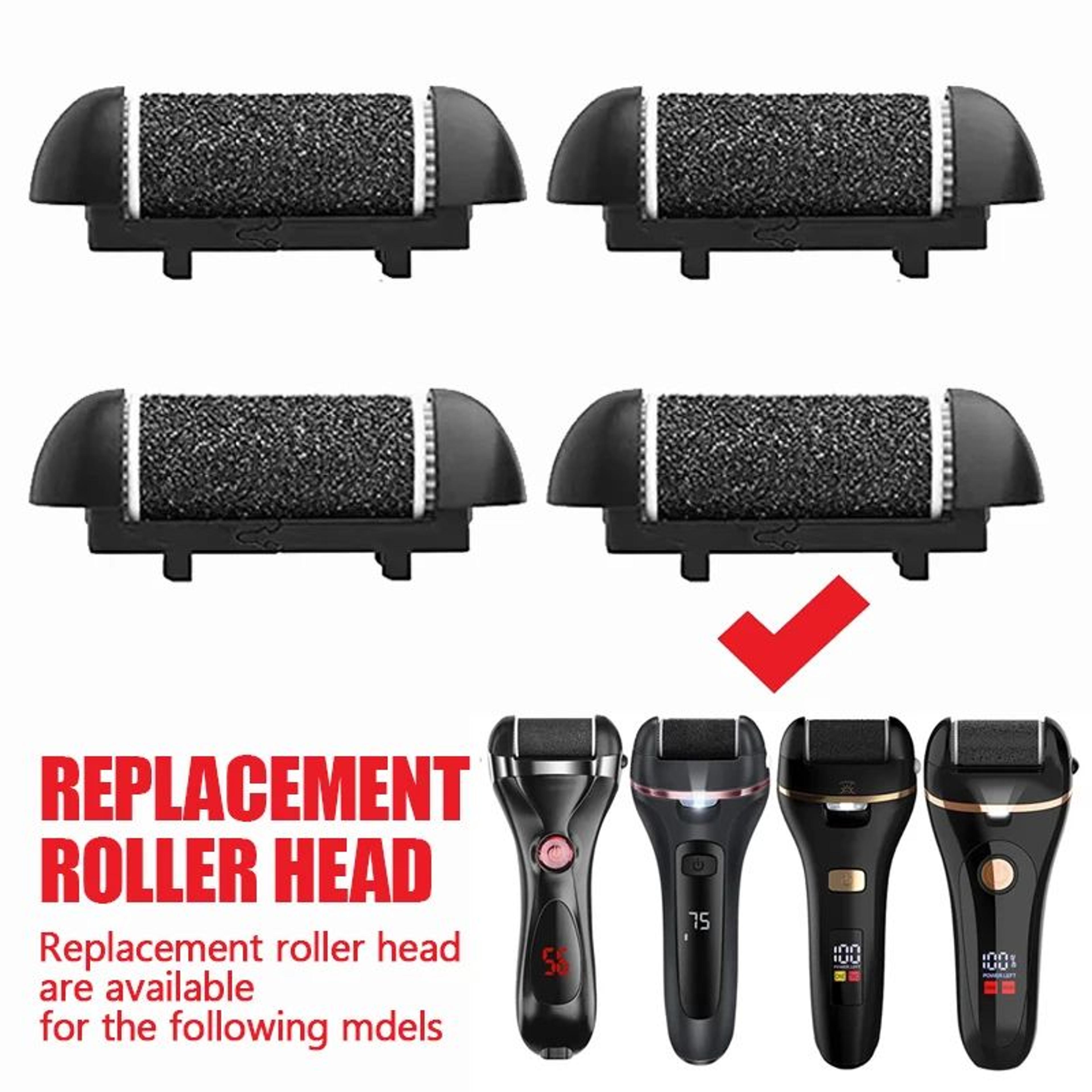 6 pcs foot callus remover roller refills – hard skin remover replacement heads for cracked heels, calluses & dead skin