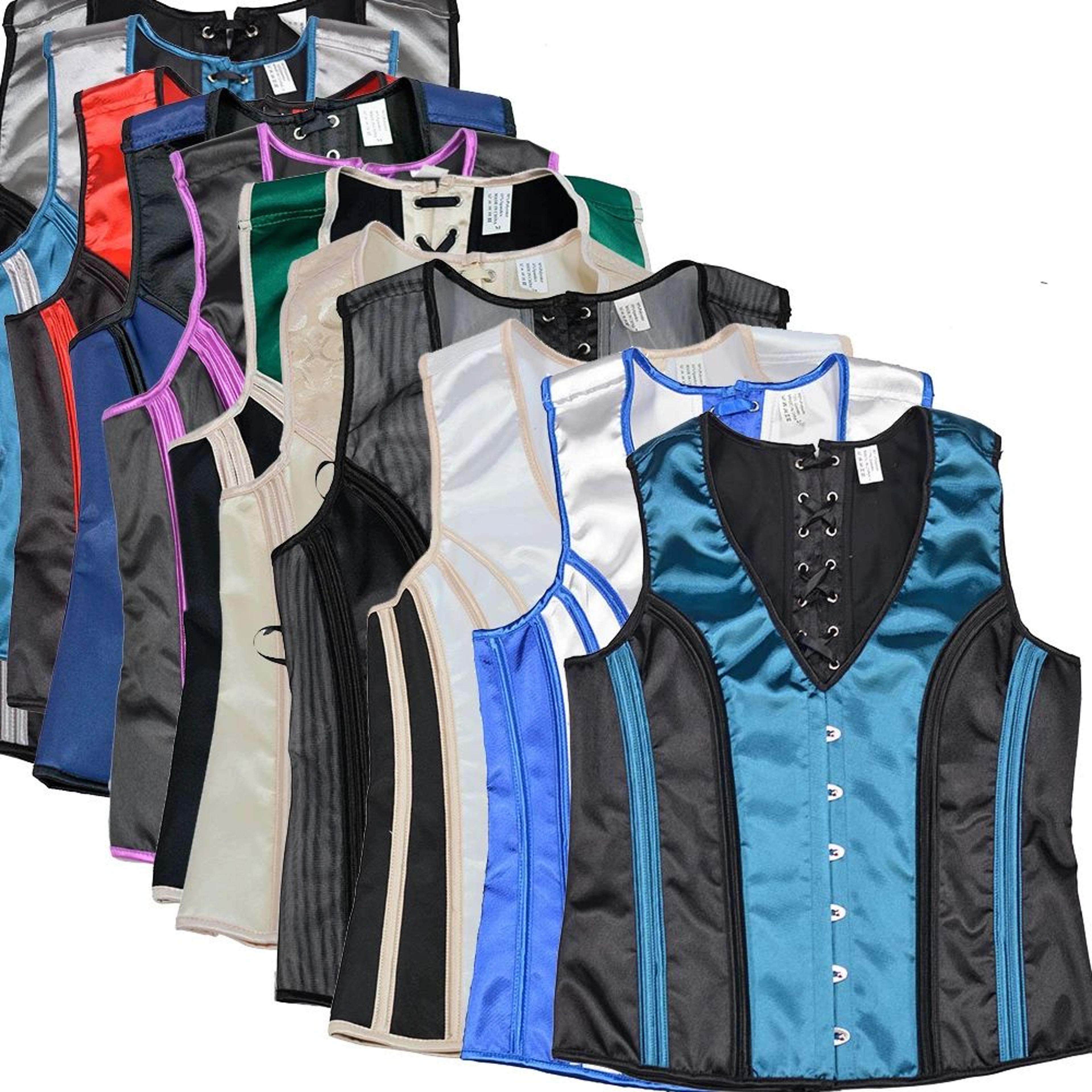 mens boned corset vest body shaper – flat stomach waist girdle for abdominal slimming & push-up support