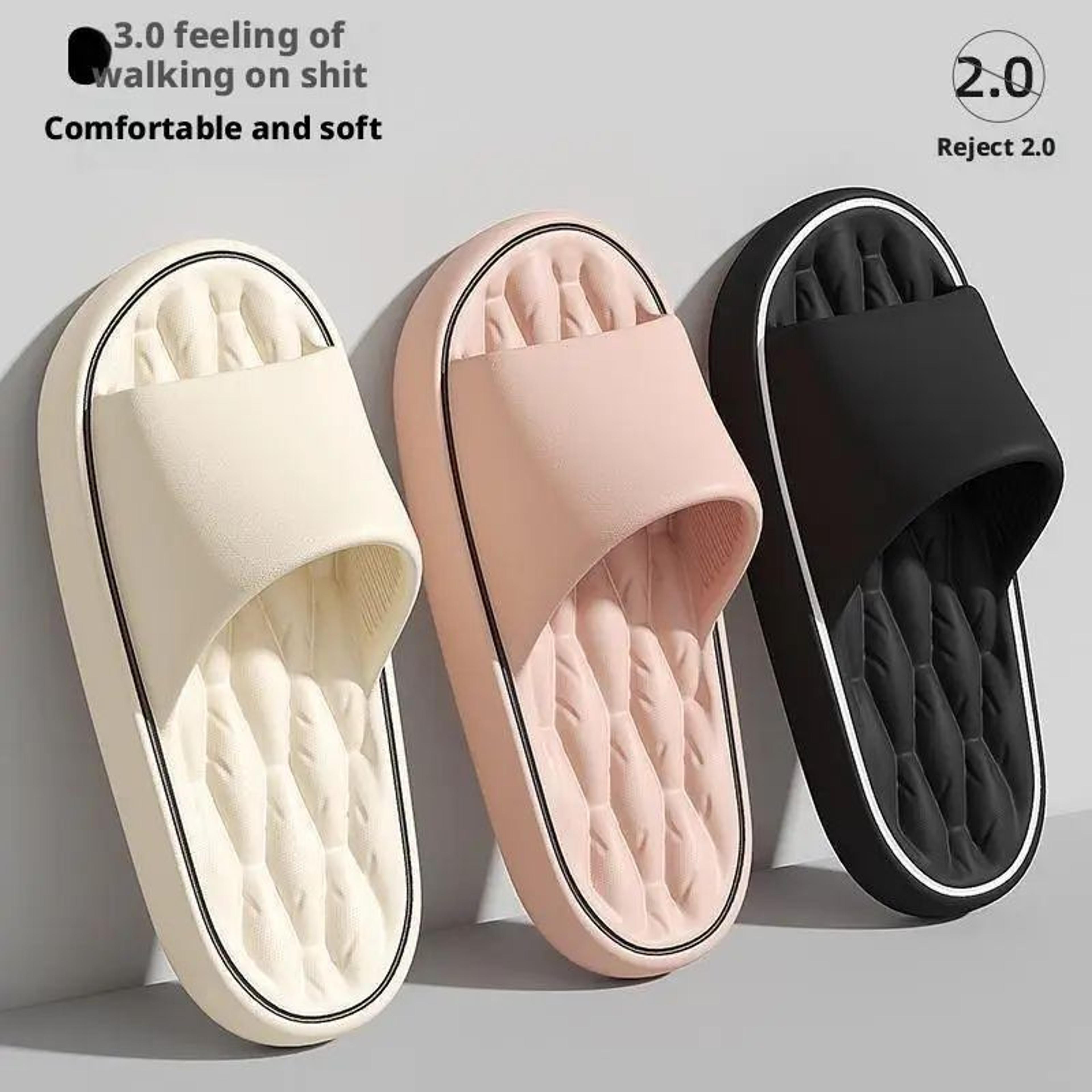 quick-dry lightweight anti-slip shower slippers for men & women – bathroom bath sandals for gym, spa & pool