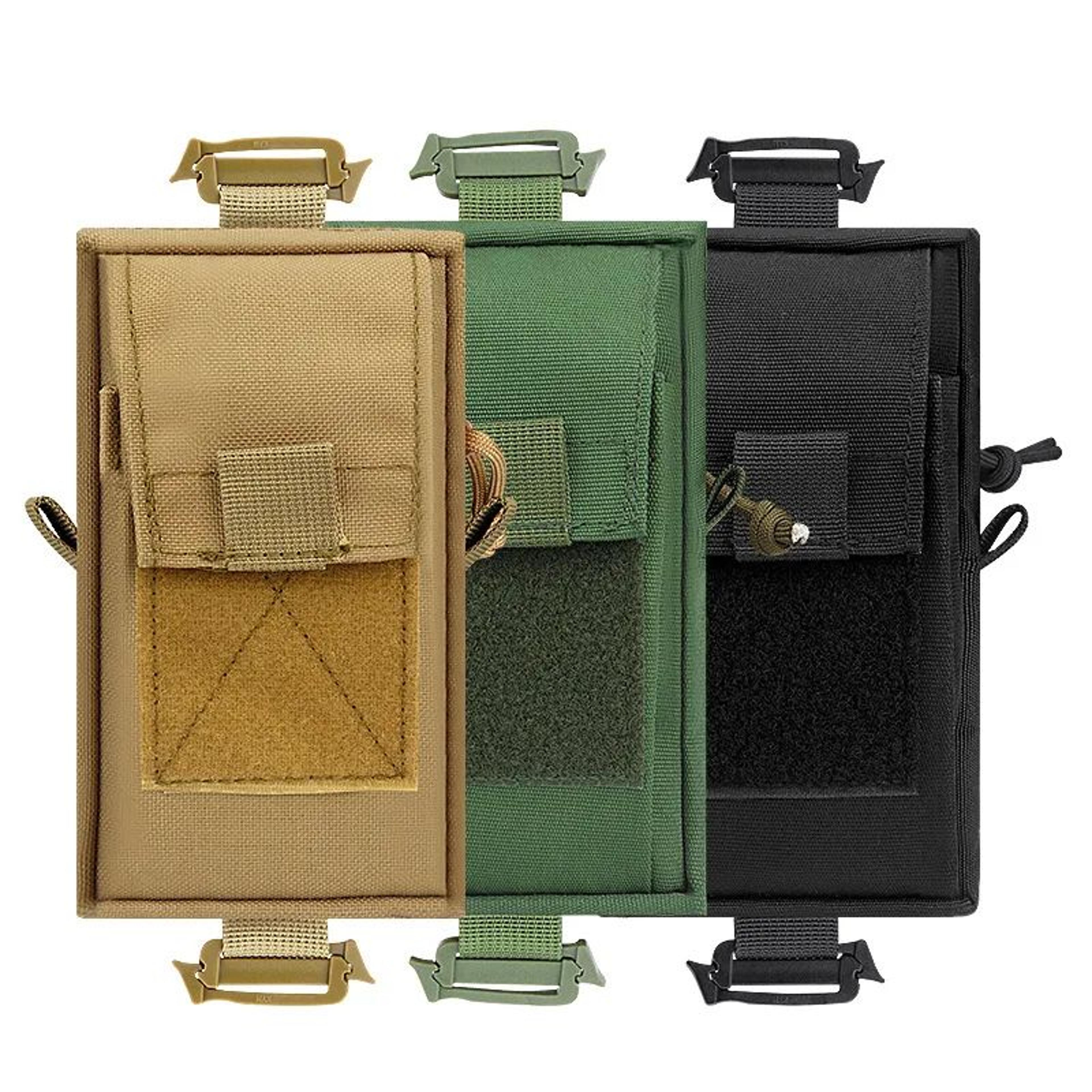 molle tactical waist bag edc pouch - outdoor utility phone pack for hiking, running, climbing & emergency gear