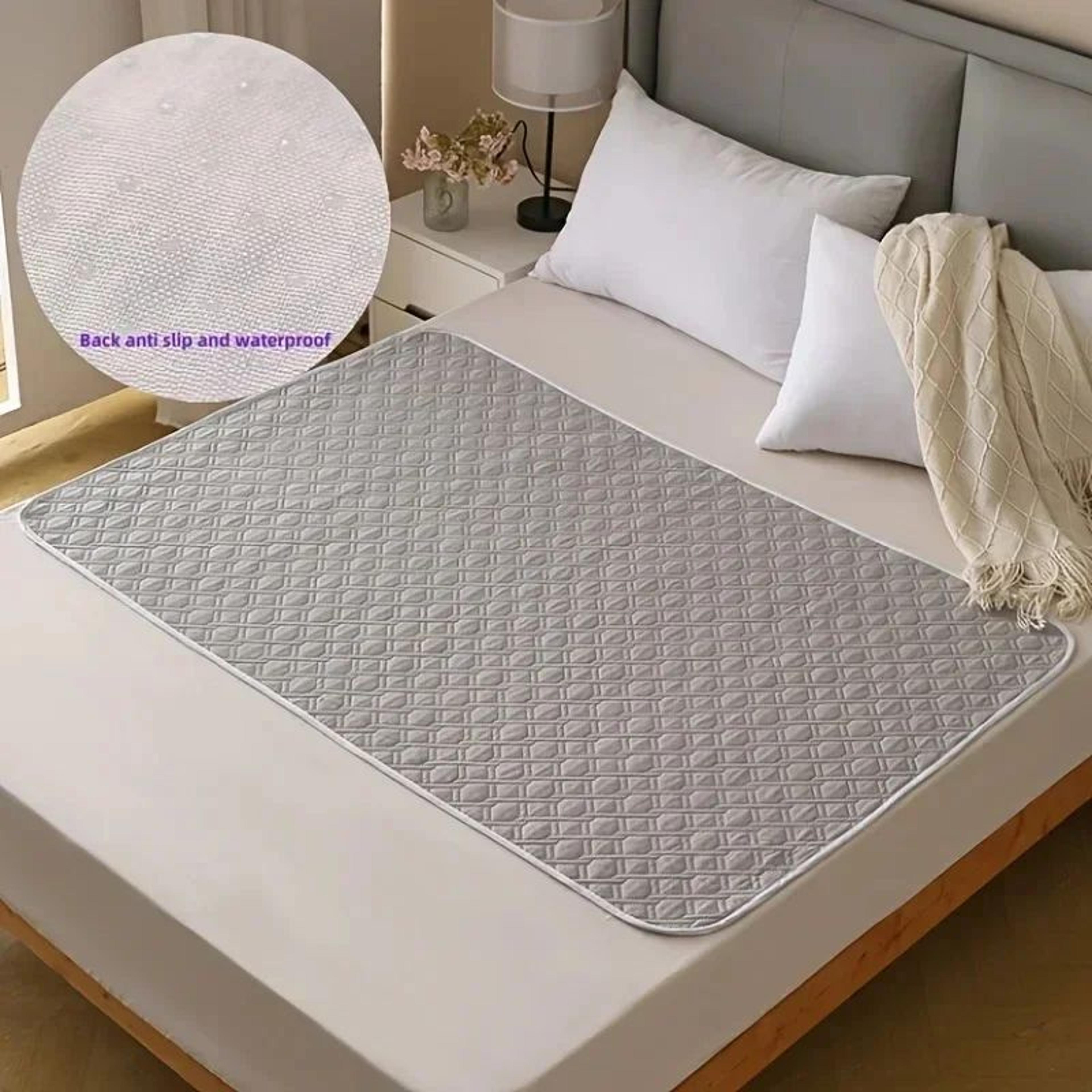 washable leakproof incontinence bed pads – reusable absorbent care mats for elderly, pets & period protection