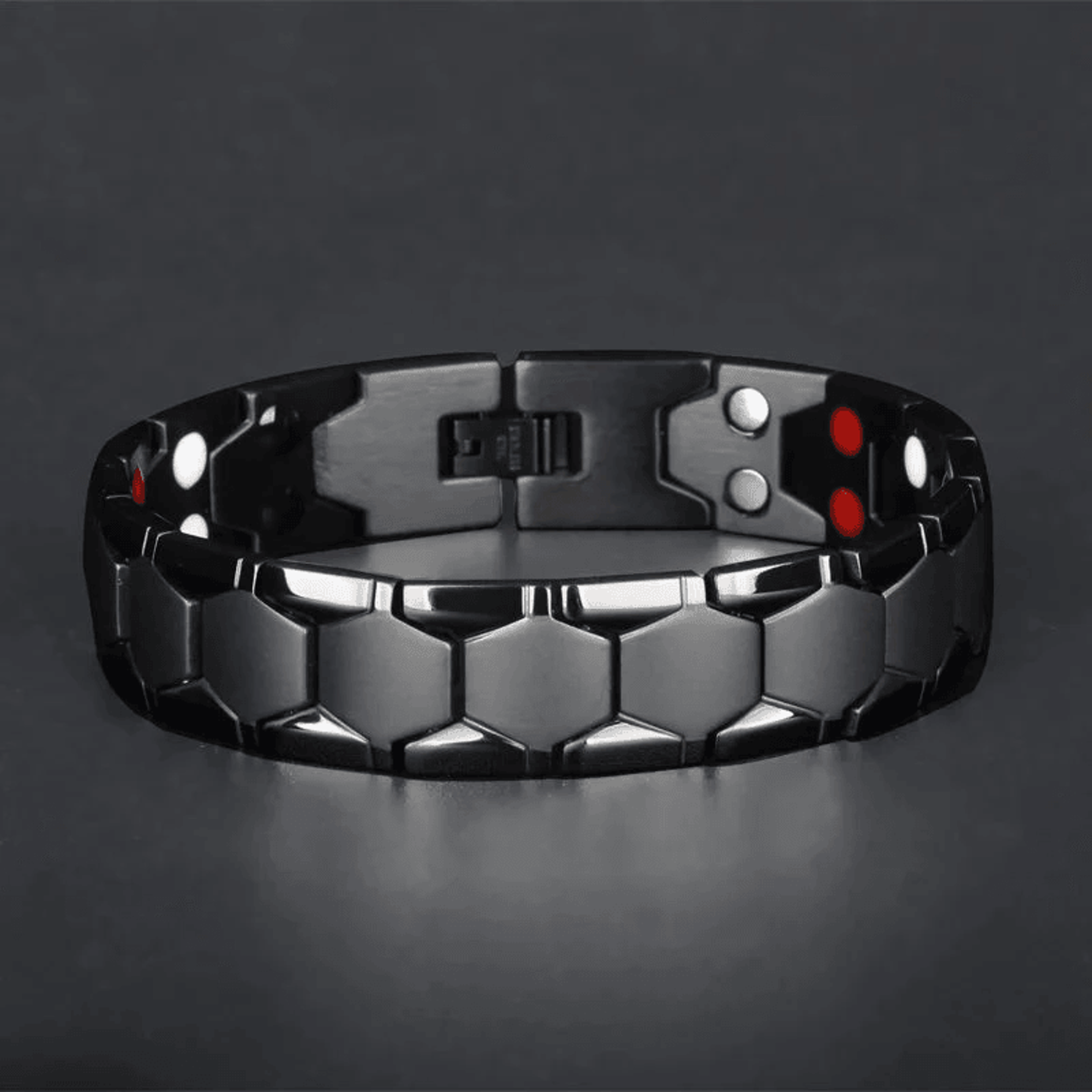 vintage copper magnetic bracelet for men, pain relief & enhanced circulation