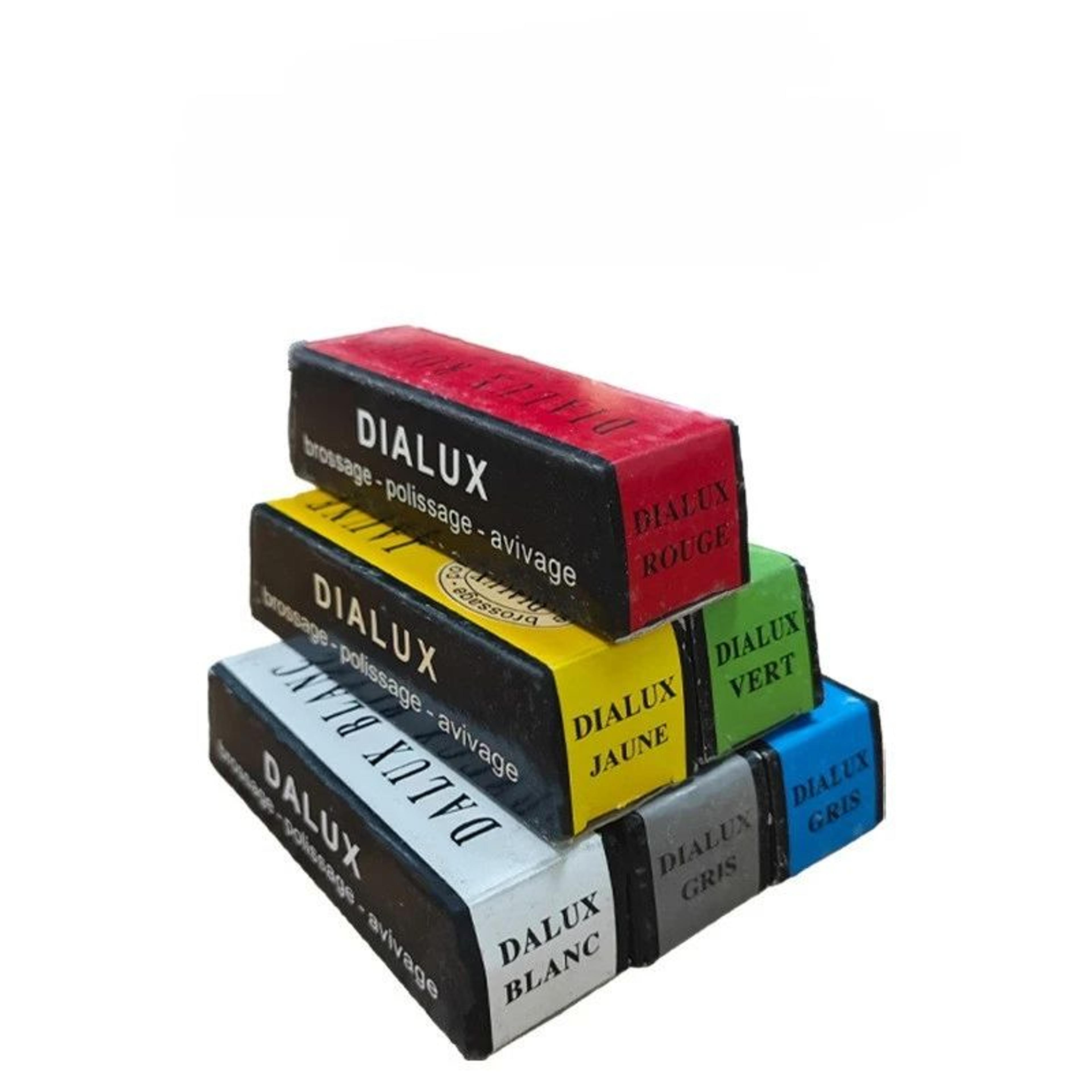 6-color jewelry polishing wax set - luster blocks for silver brass copper gold, metal buffing high-gloss compound