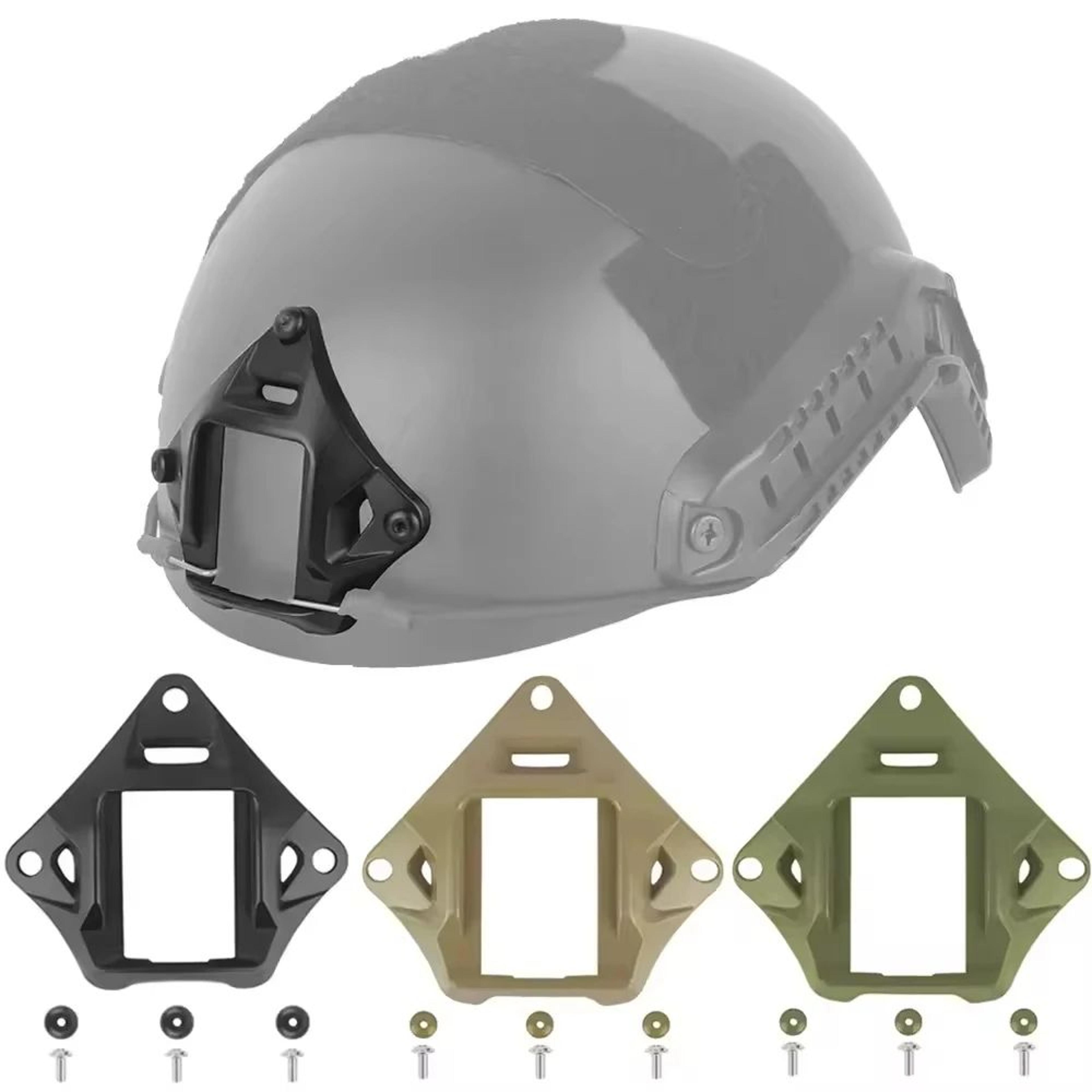 nylon nvg helmet shroud mount adapter – tactical night vision bracket for fast/mich helmets, secure nvg holder accessory