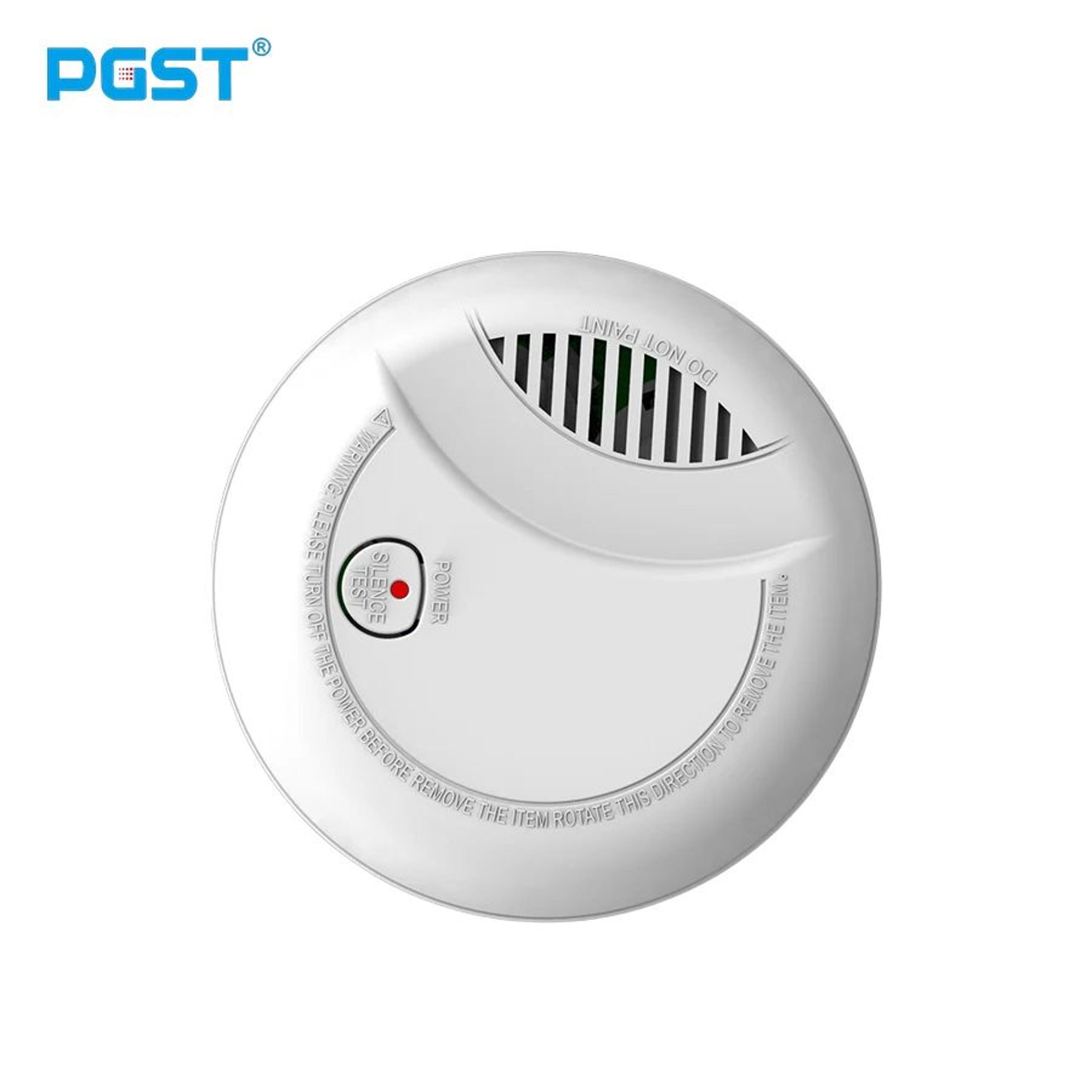 10-year battery photoelectric smoke detector – long-life fire alarm sensor for home security & fast warning protection