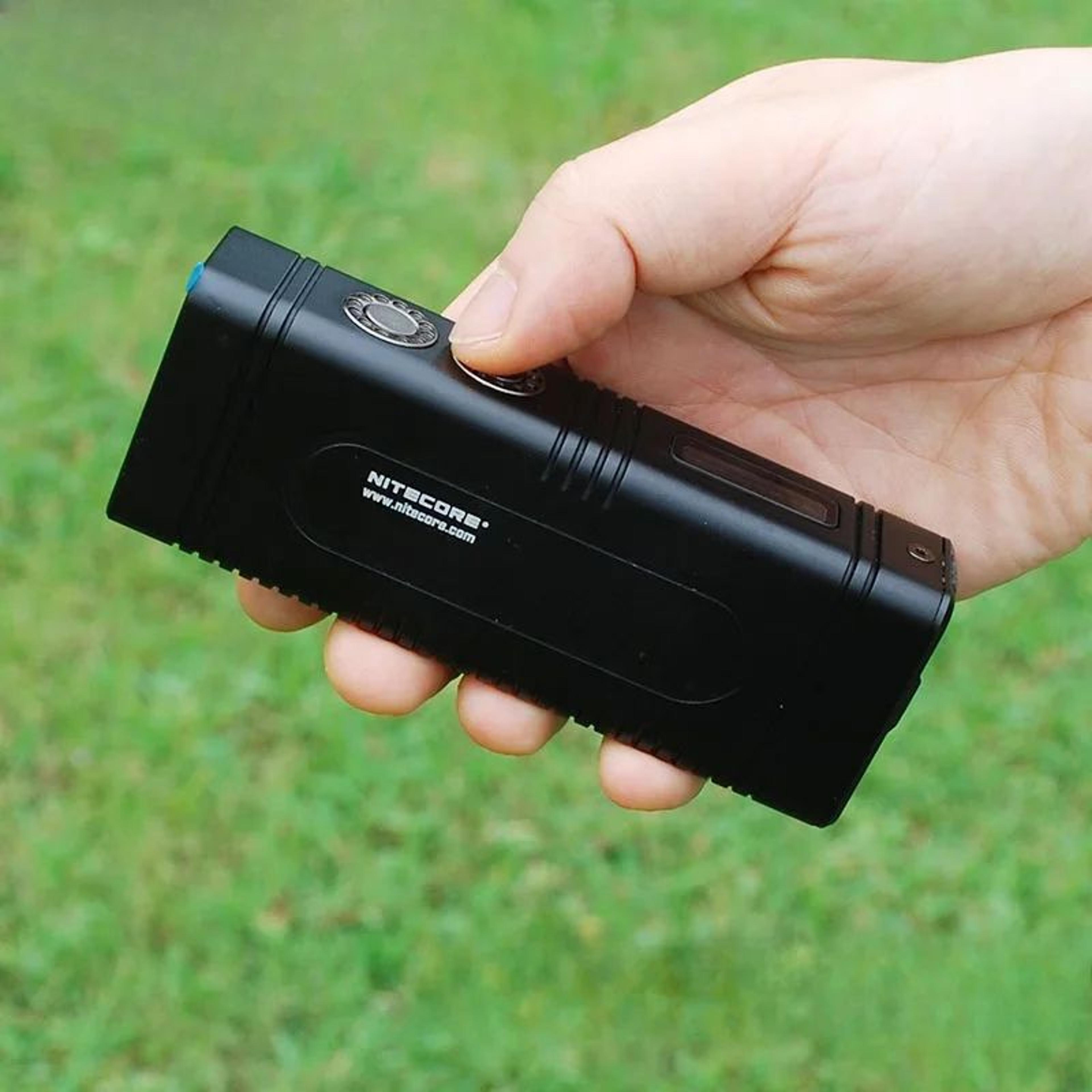 12000lm rechargeable tactical flashlight 6x led ultra bright torch for camping, emergency & outdoor use