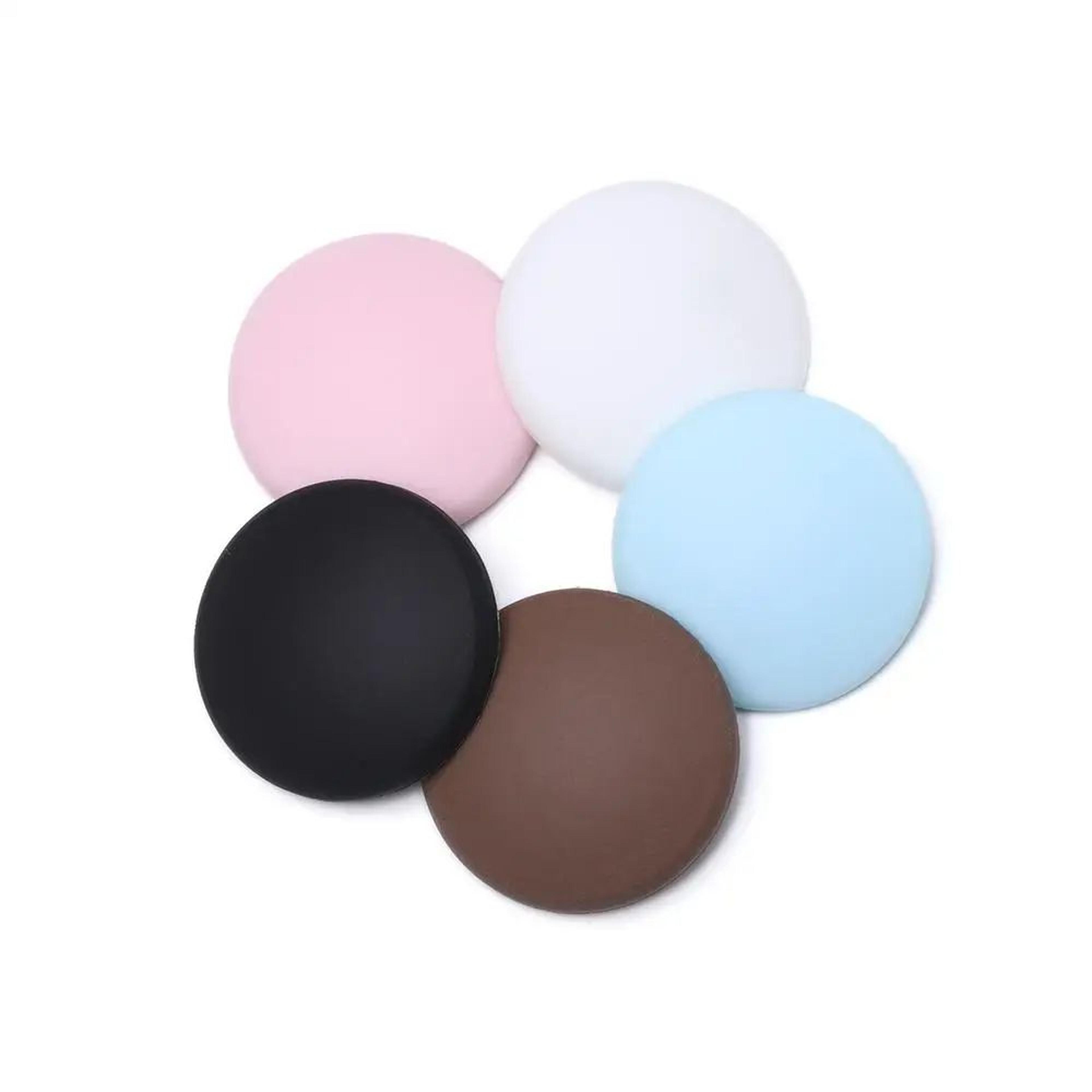 self-adhesive silicone door stopper pad | anti-collision wall protector bumper, anti-shock door handle crash guard