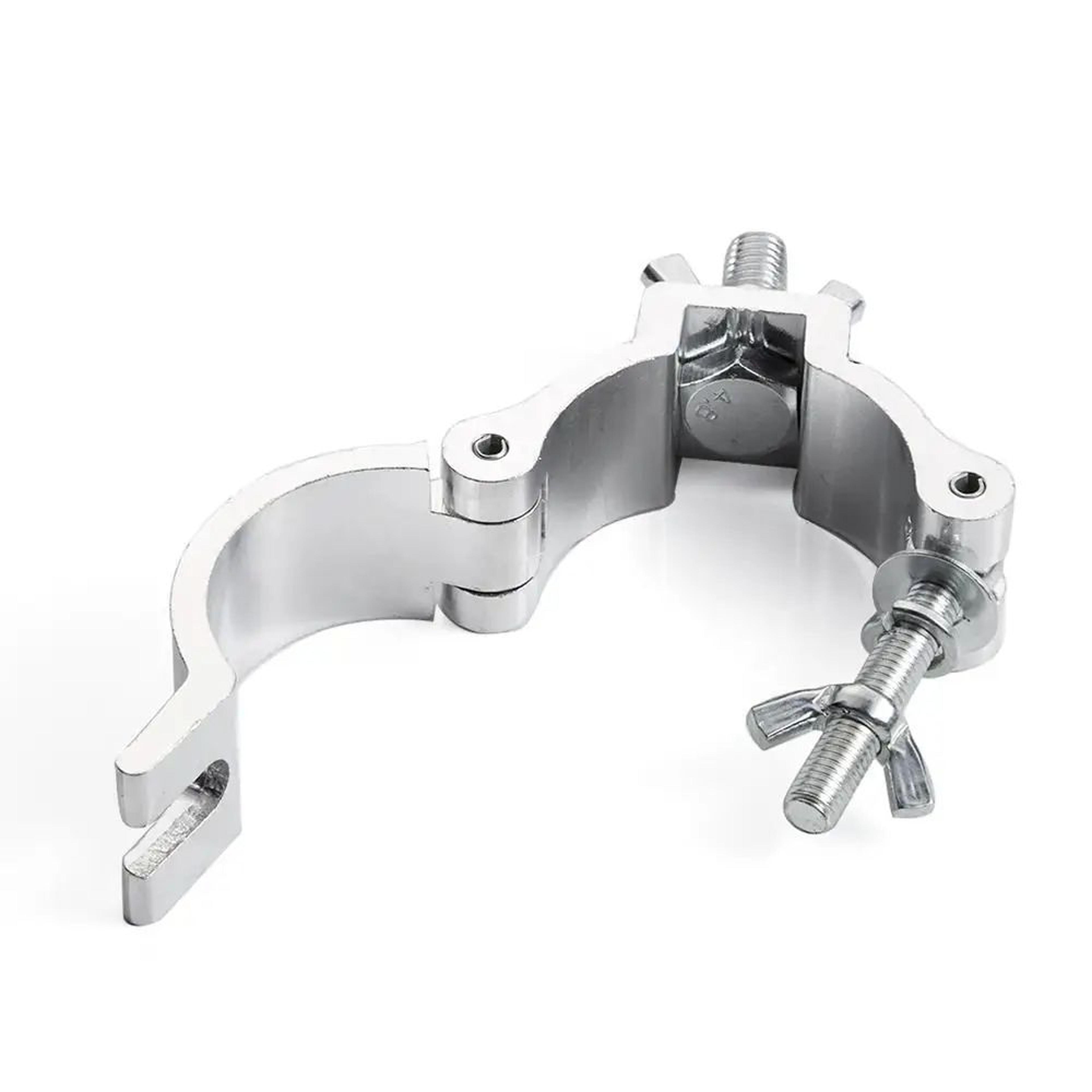 aluminum stage light truss clamp quick release | dj lighting hook bracket 18-21mm & 38-52mm, secure lamp hanger clip