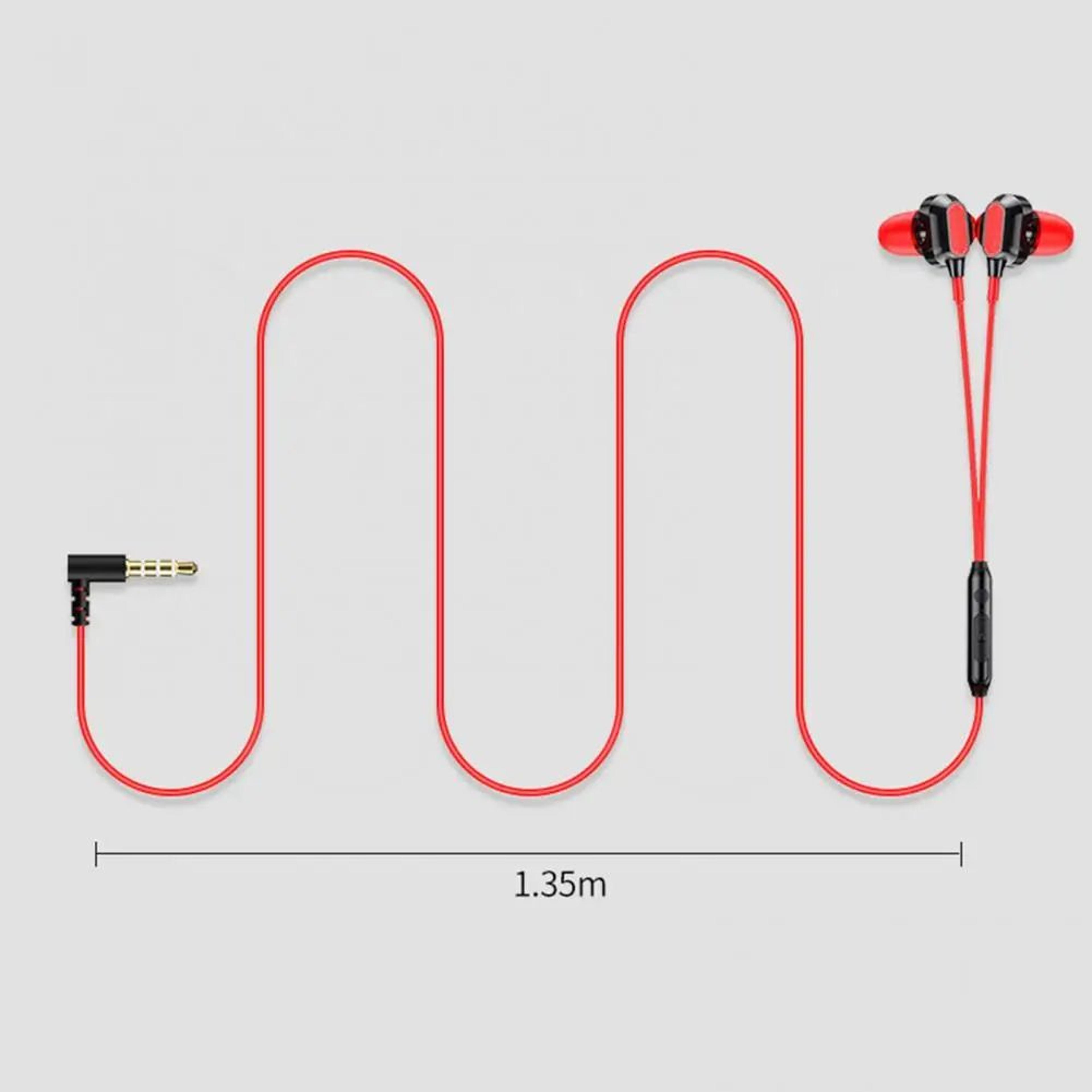 wired stereo gaming earbuds surround sound high clarity mic 90° bend plug durable wired headset for gaming calls profx