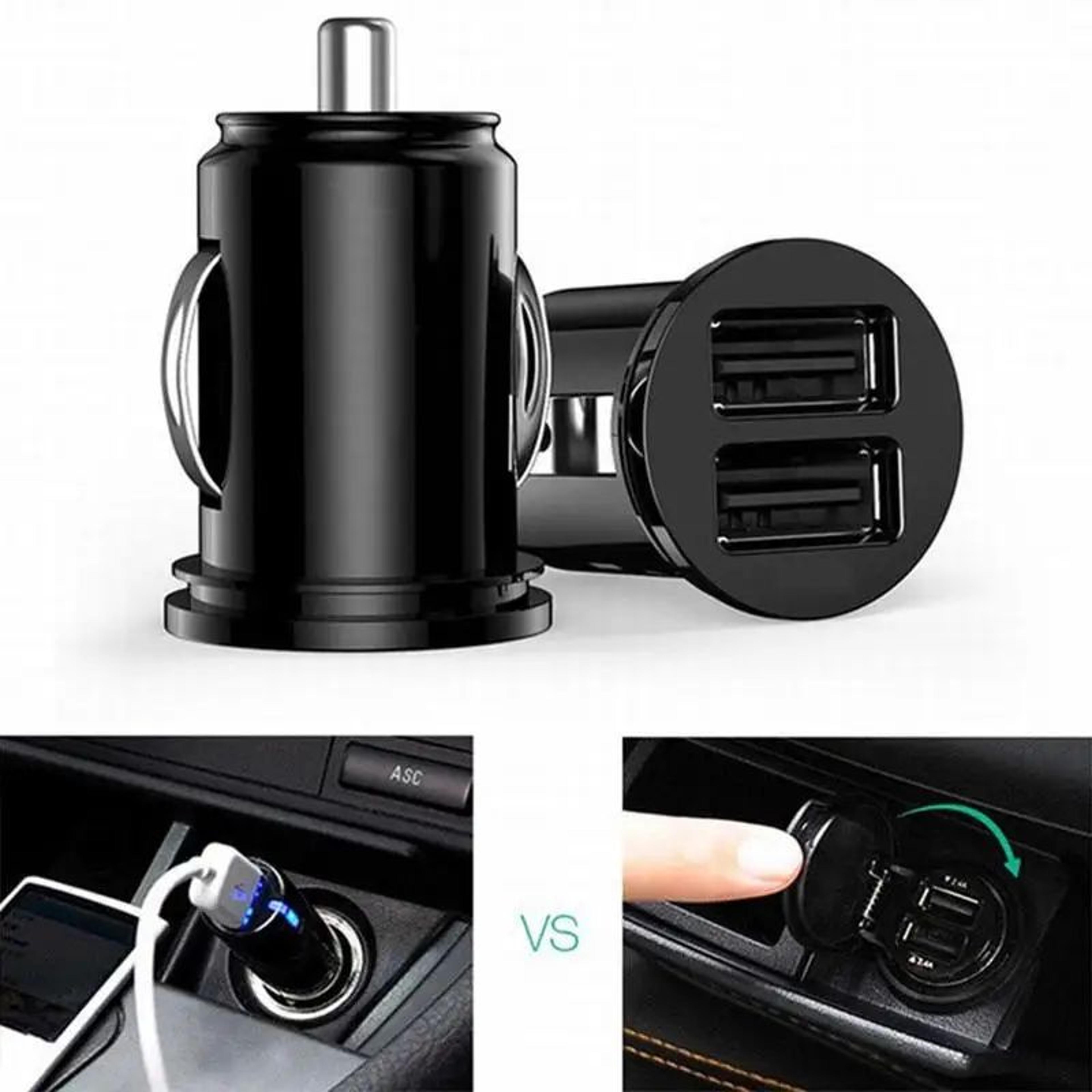 dual usb car charger fast charging cigarette lighter adapter – 12v/24v auto charger for phone, tablet & gps