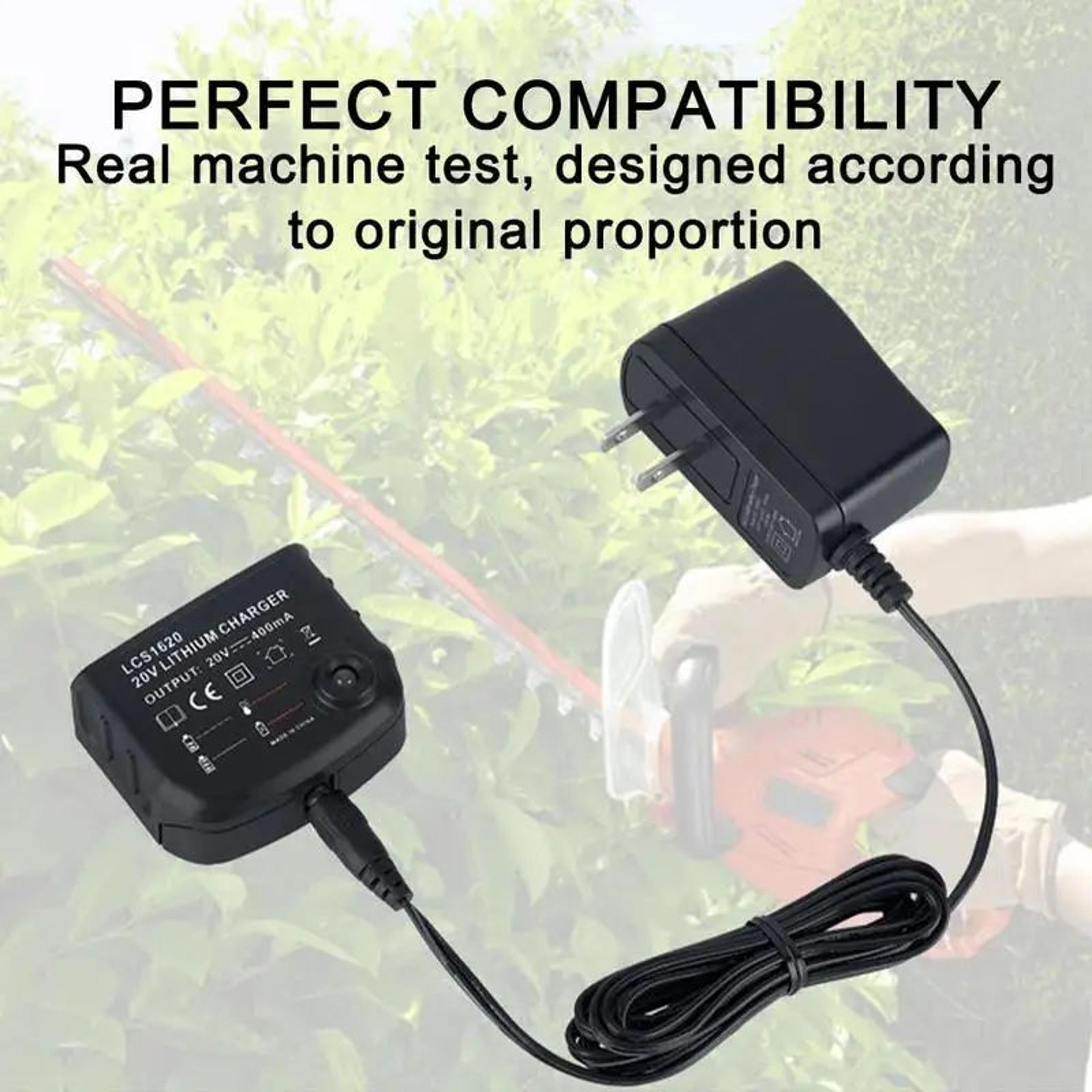 20v lithium battery charger for black & decker - lcs1620 power tool adapter, fast & safe li-ion charging accessory