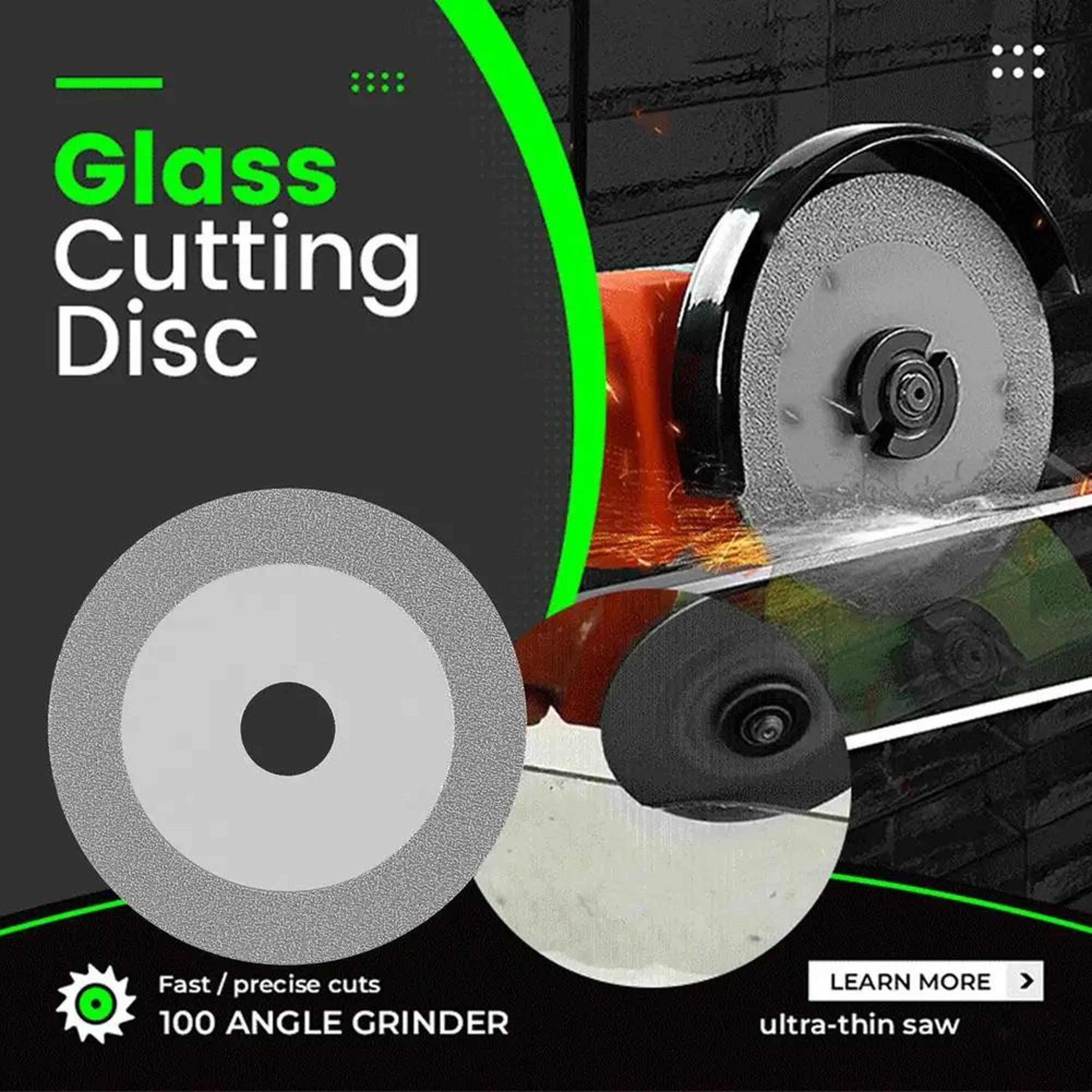 ultra-thin diamond cutting disc for glass, marble & ceramic - precision circular saw blade for renovation & clean cuts