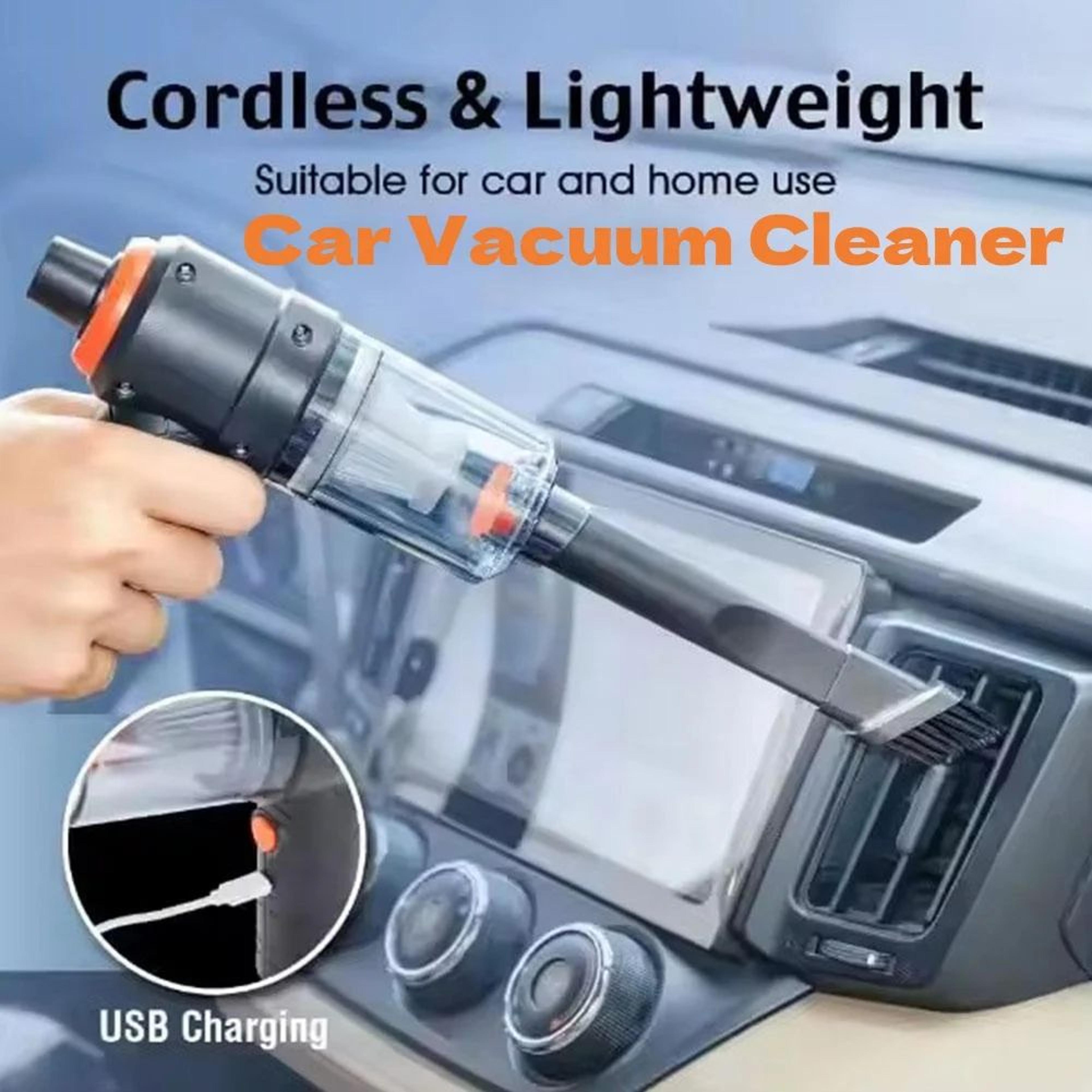 mini cordless vacuum cleaner for car & home - 120w handheld suction + blower, lightweight portable dust cleaner