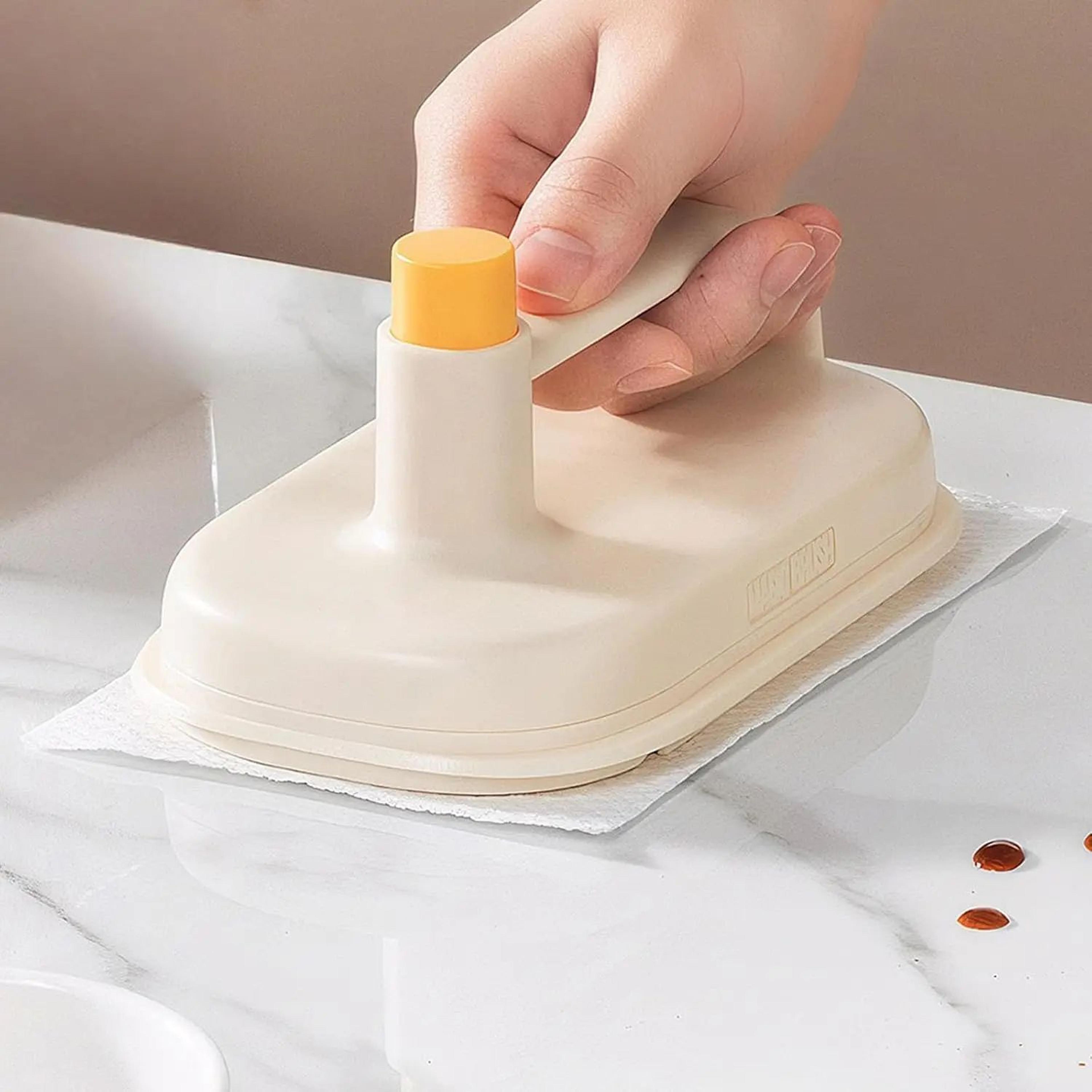 50 pcs disposable cleaning cloth refills w/ velcro pad - no-rinse magic eraser sheets for kitchen & bathroom