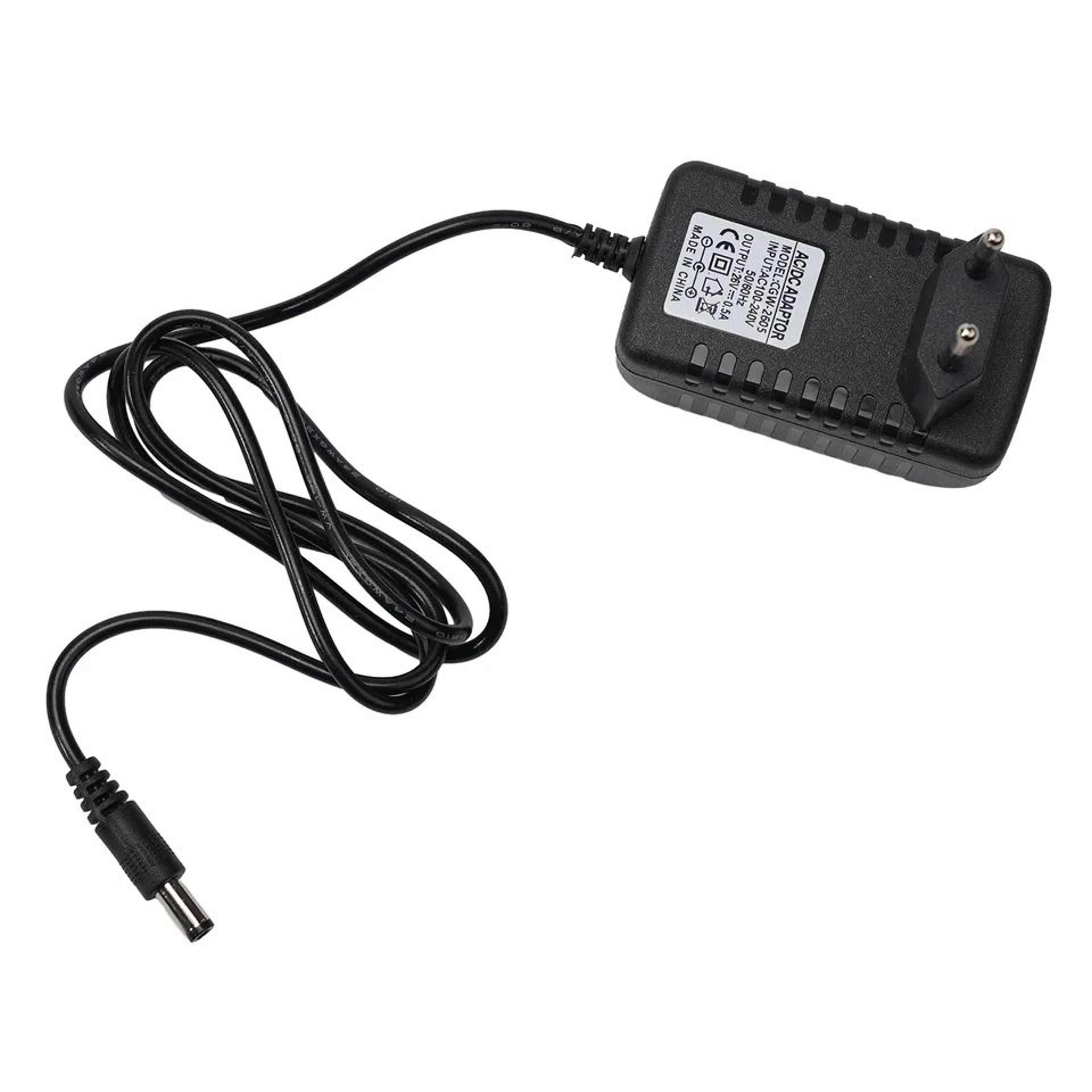 26v 0.6a dc charger for grundig vcp3830 cordless vacuum, 15.6w power adapter with connector