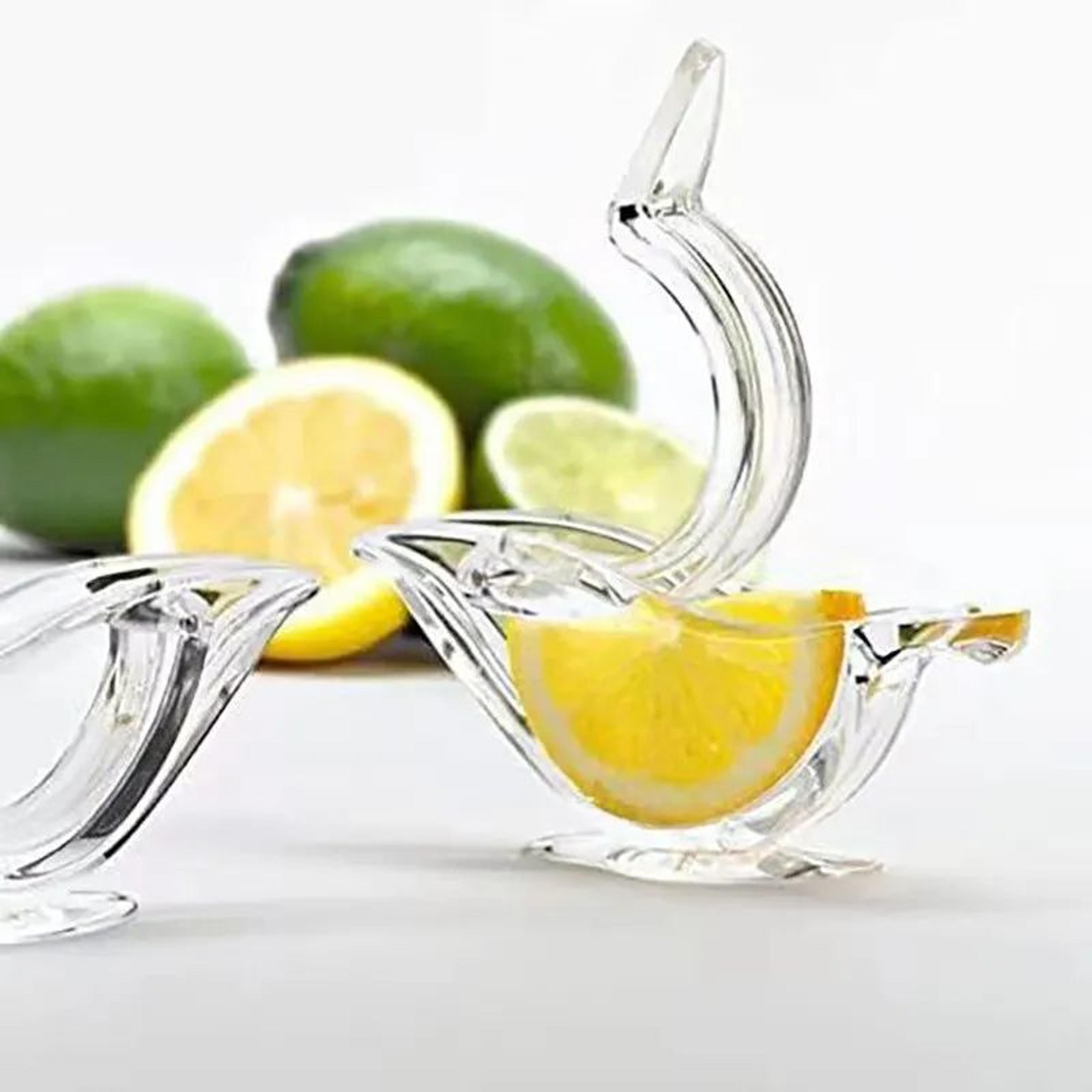 bird-shaped orange opener & squeezer tool | manual citrus peeler mini fruit juicer for fast, mess-free fresh juice