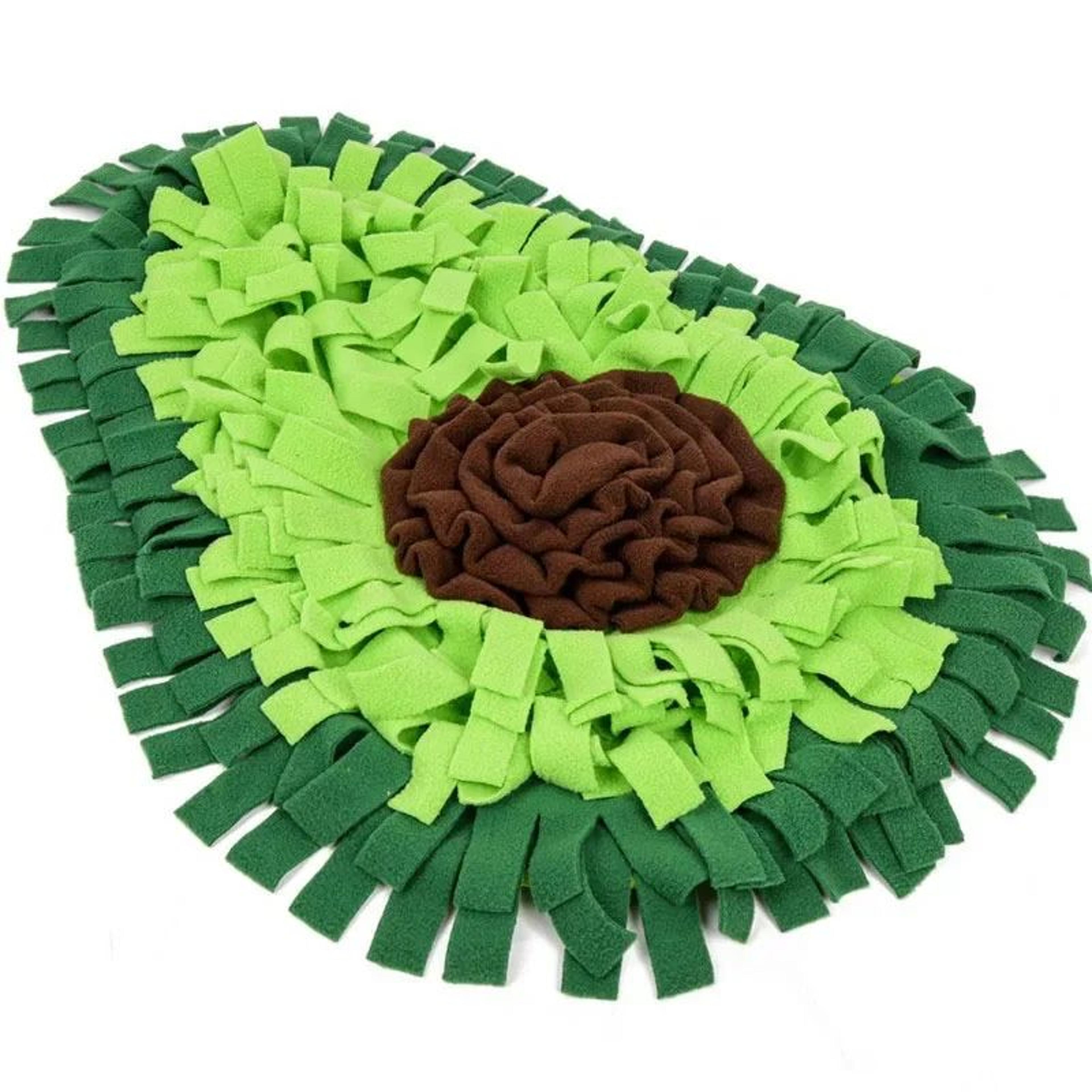 avocado dog snuffle mat large puzzle feeding toy non slip interactive training blanket for treat hunting stress relief