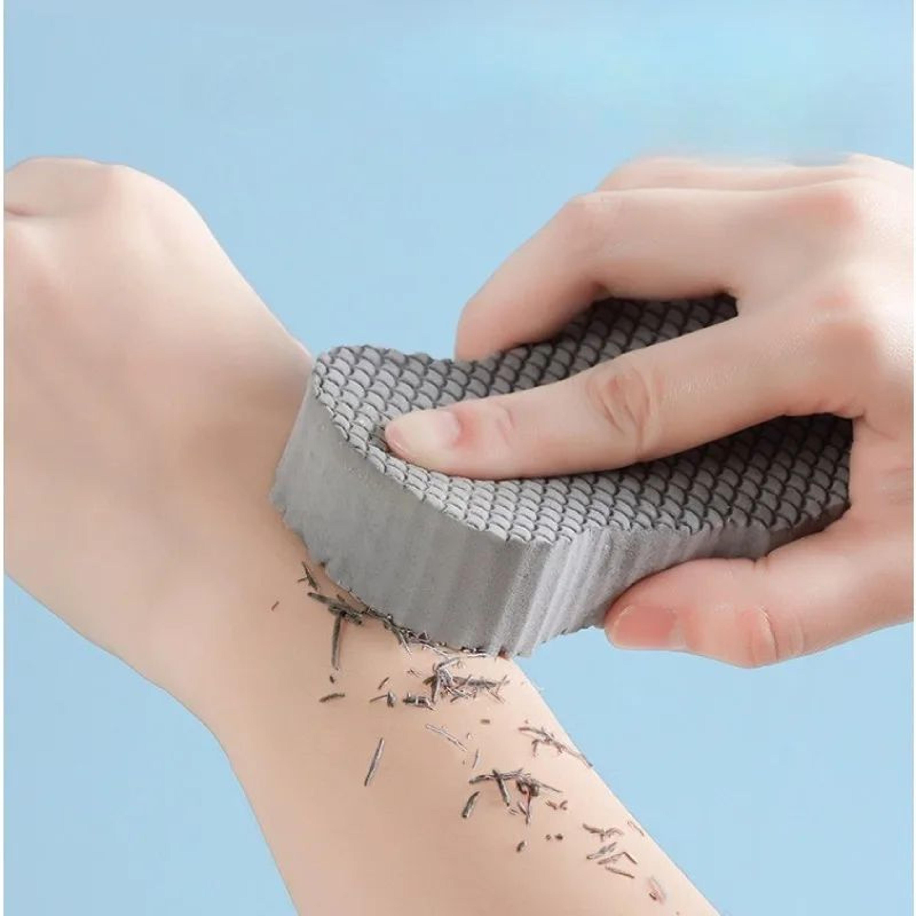 soft sponge body scrubber exfoliating shower brush | gentle skin cleansing bath sponge for smooth body care