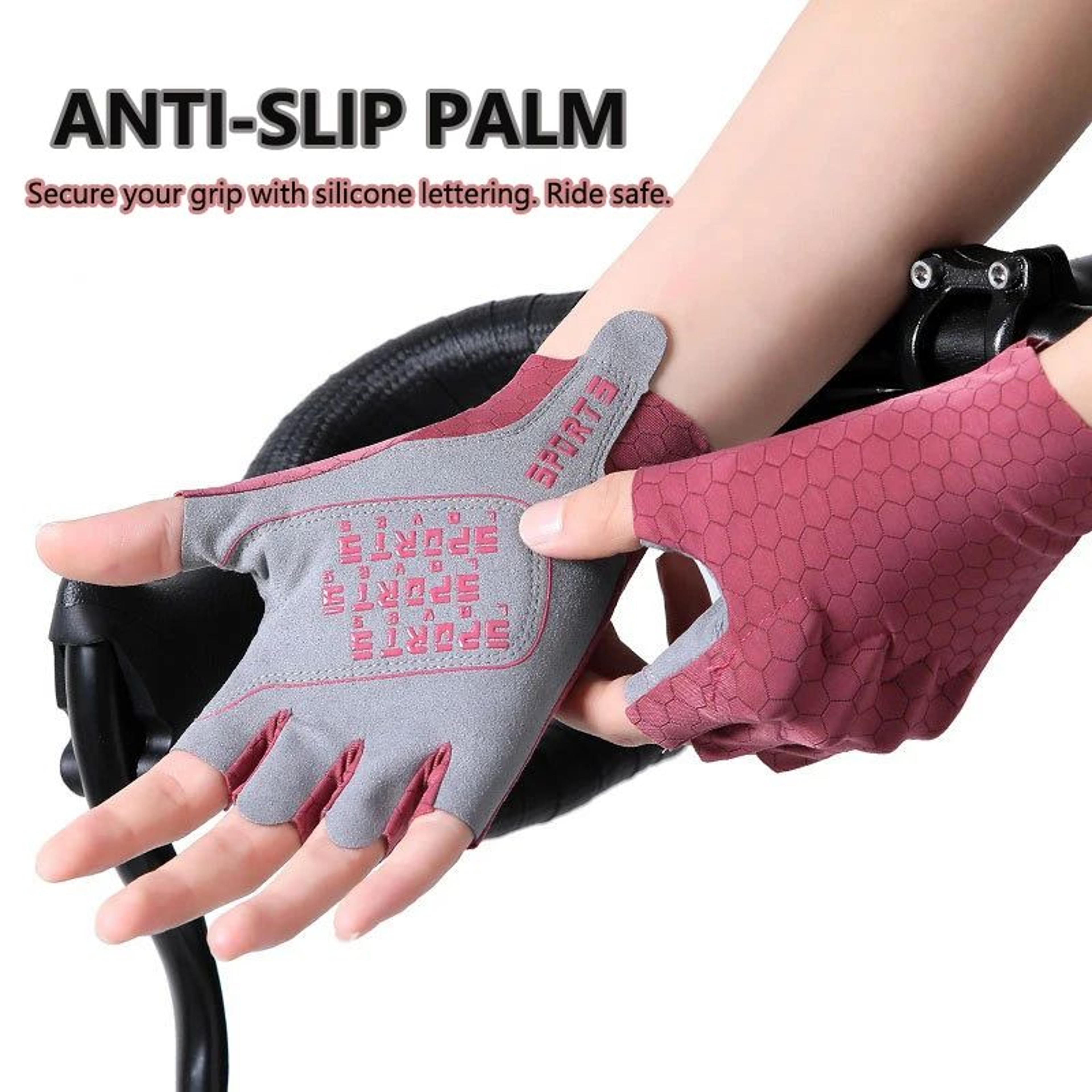 professional gym fitness gloves breathable anti-slip half-finger for cycling fishing training men women