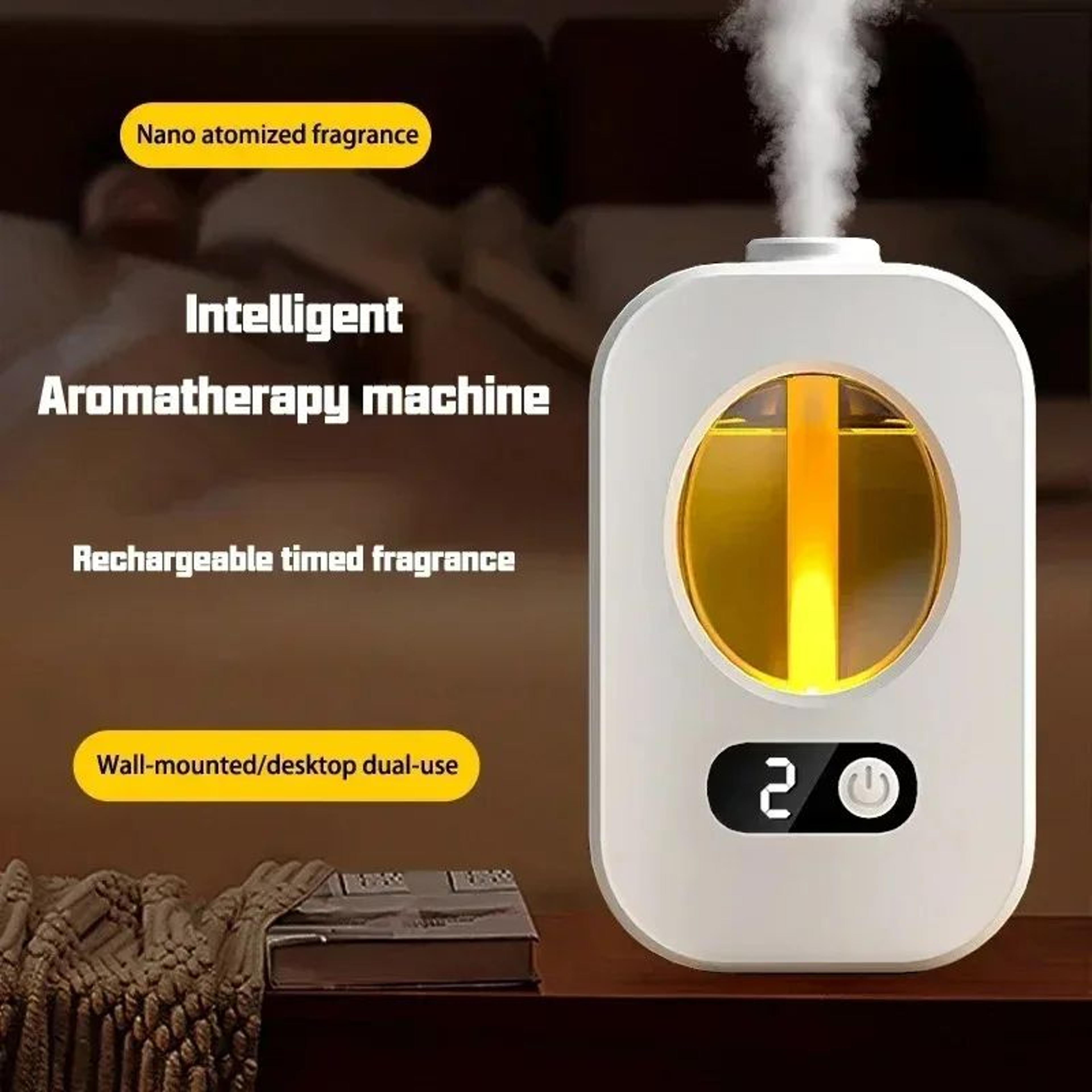 automatic aromatherapy machine portable perfume diffuser – usb nano atomized air freshener for desktop & wall mount