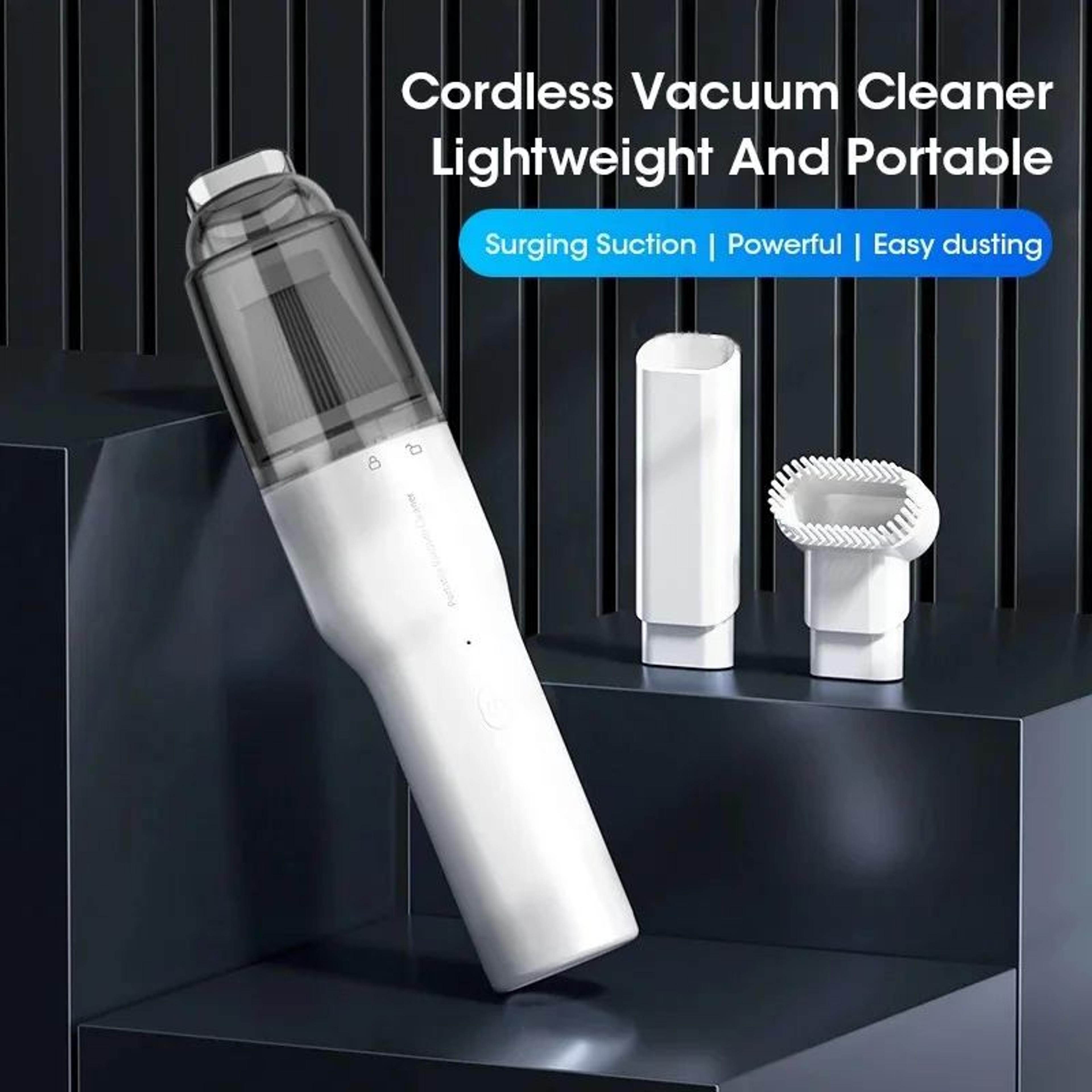 portable handheld wireless vacuum cleaner – rechargeable high-suction mini dust remover for car & home