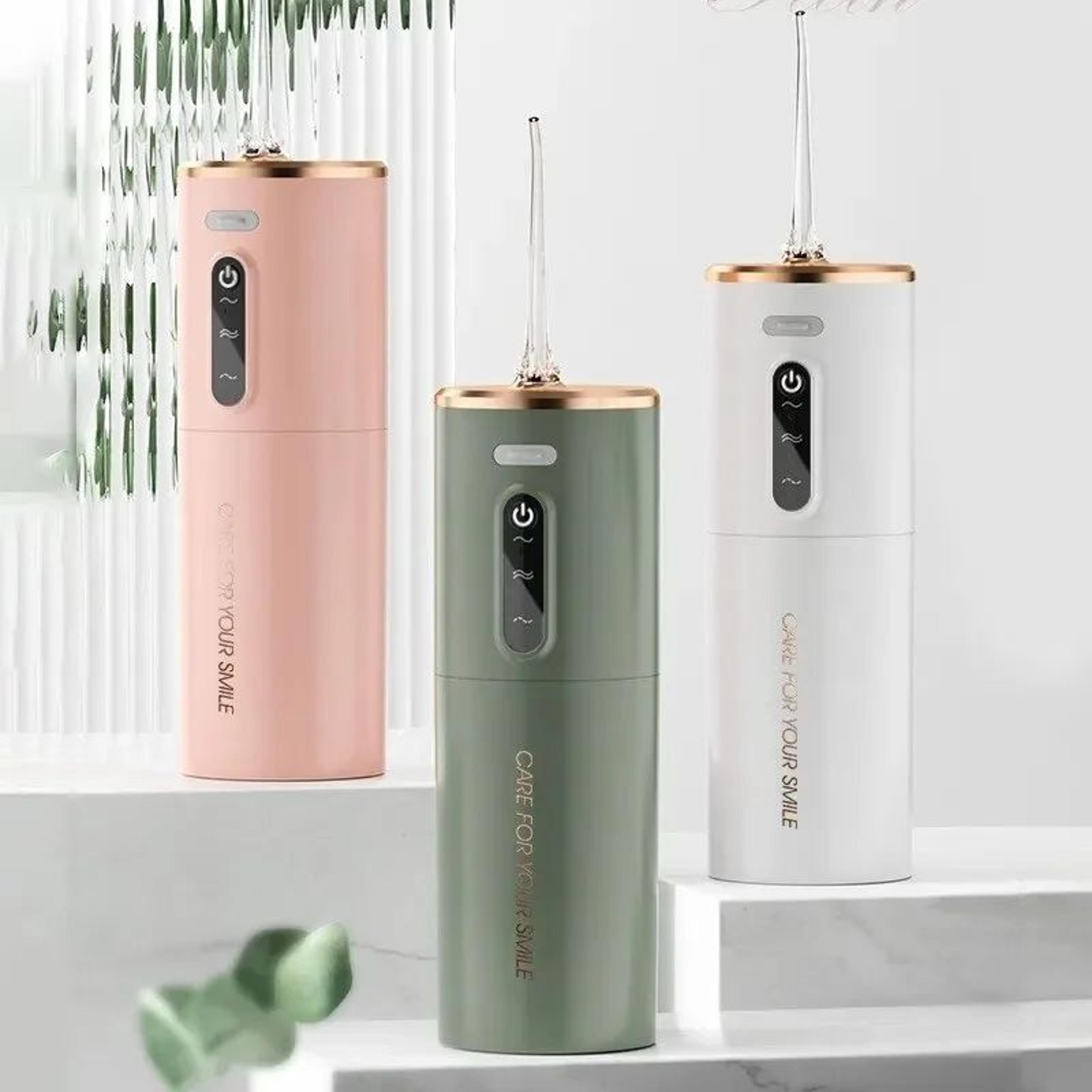 portable intelligent water flosser – usb rechargeable waterproof oral irrigator for personalized dental cleaning