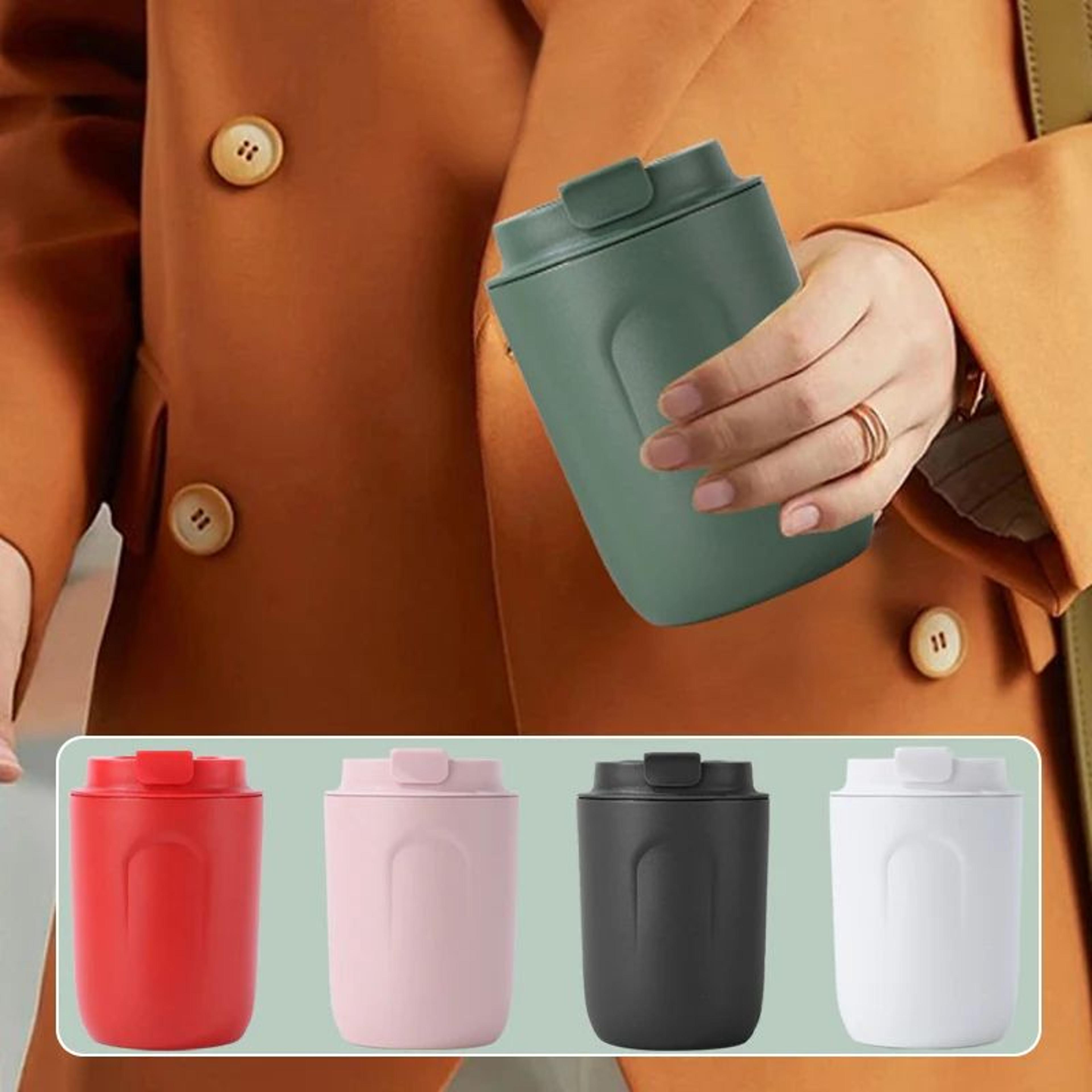 mini 316 stainless steel insulated coffee thermos – leakproof double wall travel mug