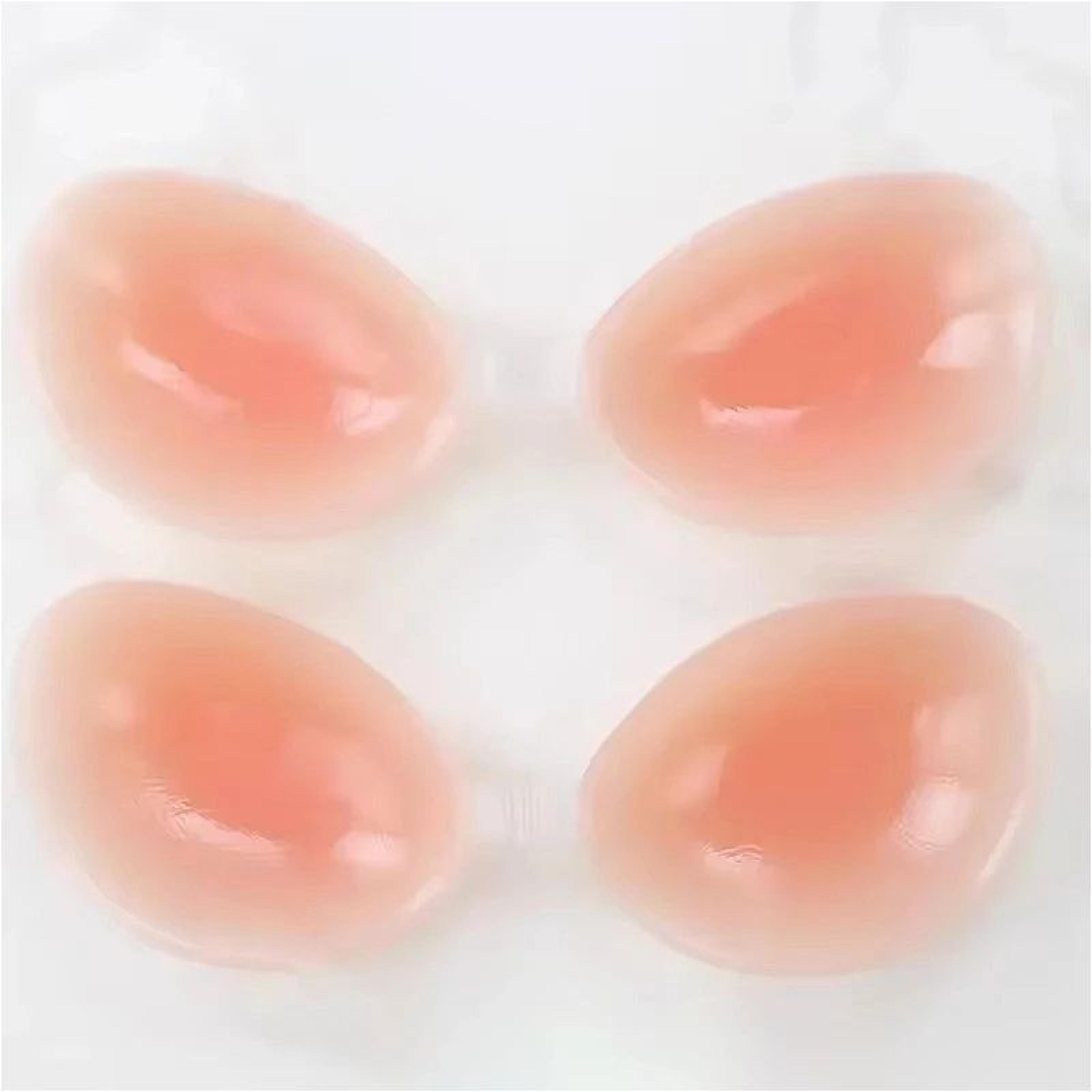 invisible silicone push up adhesive bra – strapless backless sticky breast enhancer