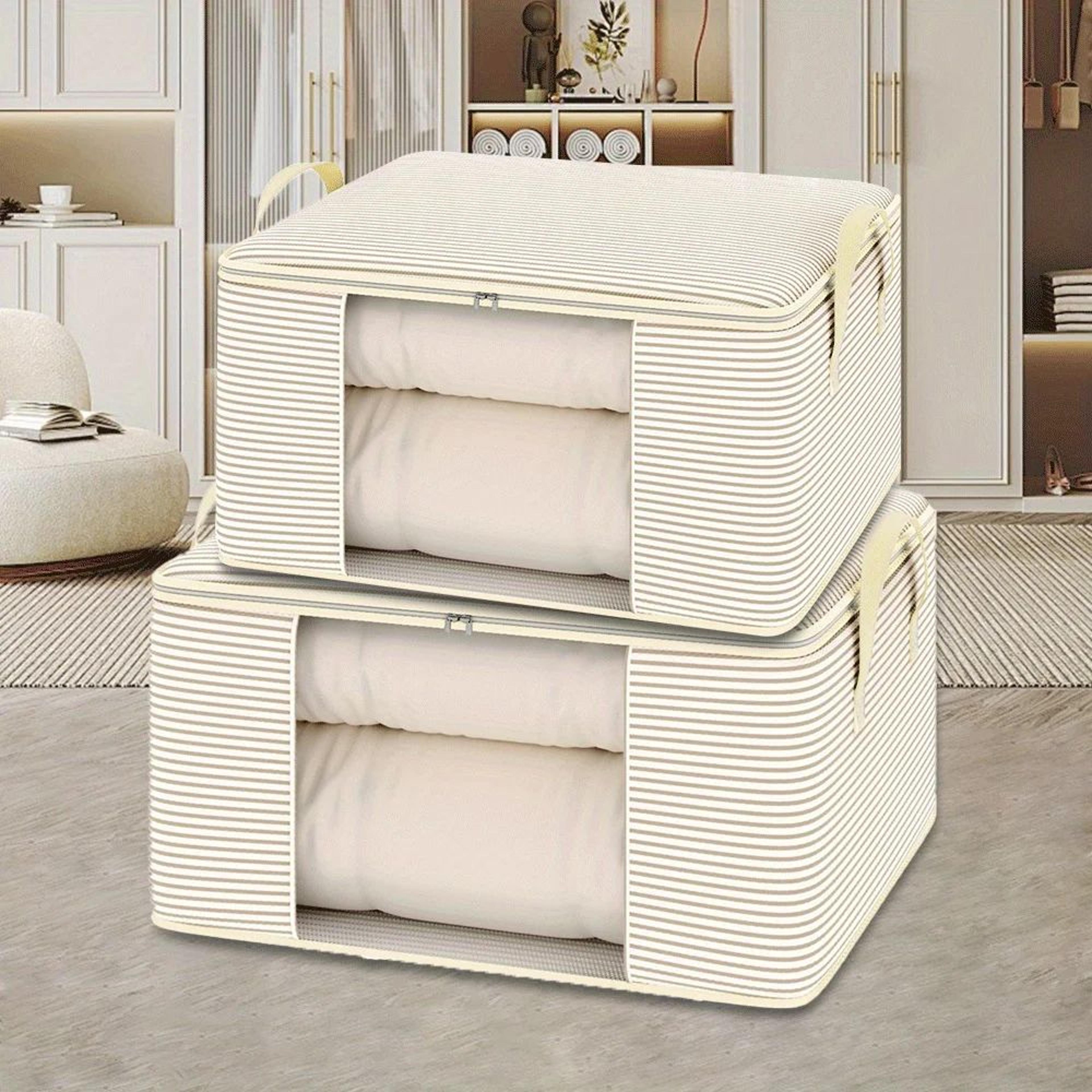 heavy-duty large capacity clothes storage bag – dustproof thickened zipper quilt & moving organizer