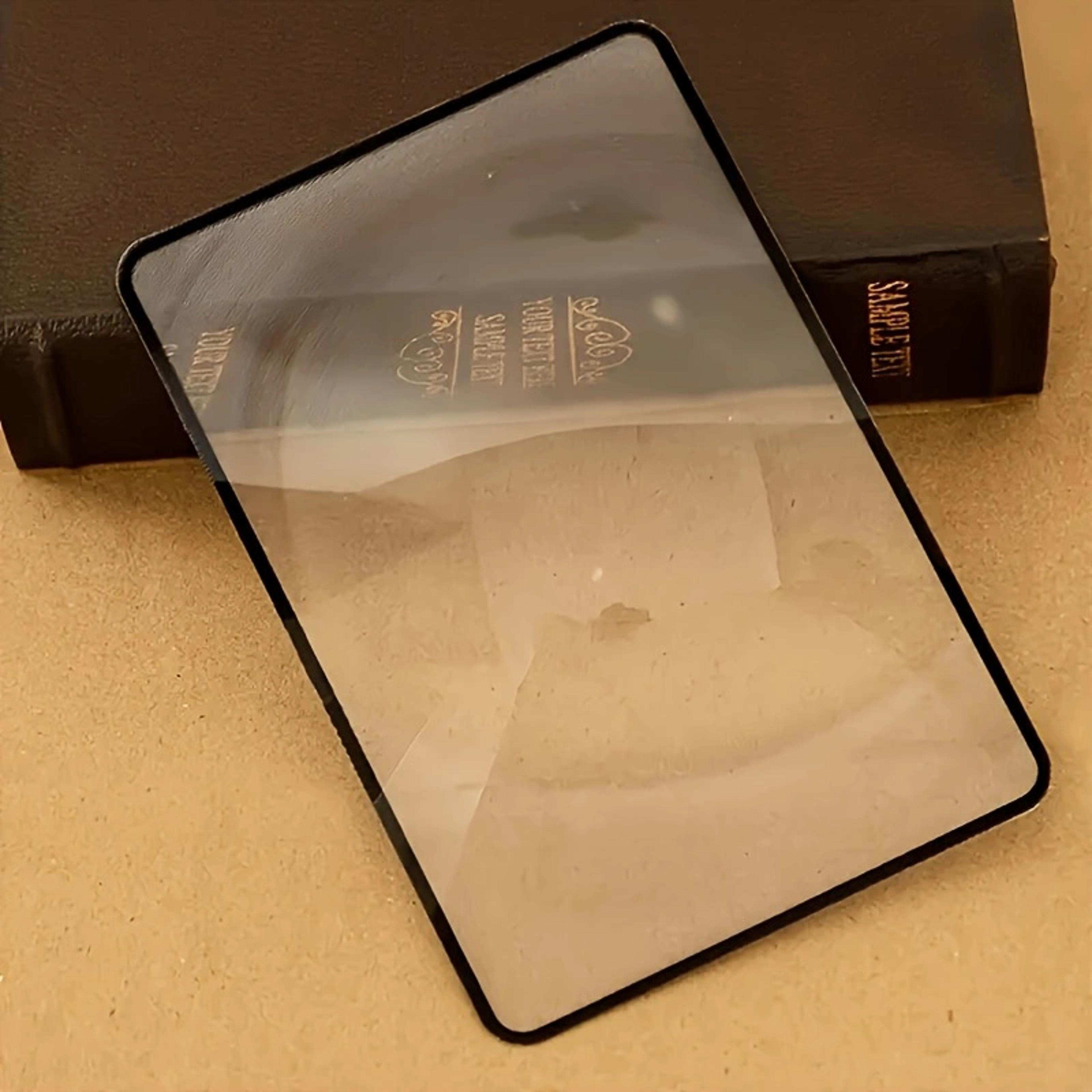 full page magnifying sheet for smooth reading, clear text, and less eye strain