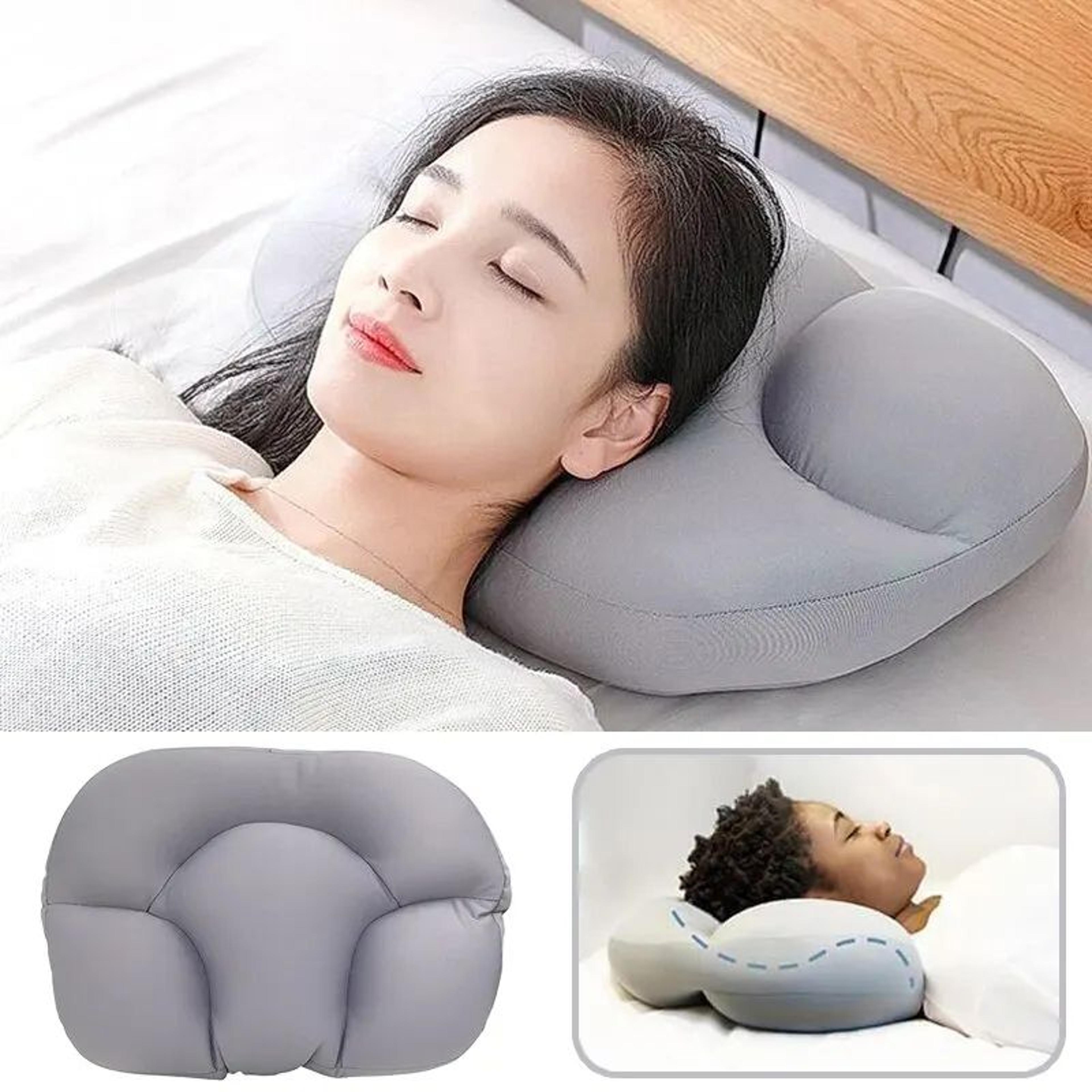 all-round egg shaped cloud memory foam pillow – 3d ergonomic cooling bed & nursing pillow