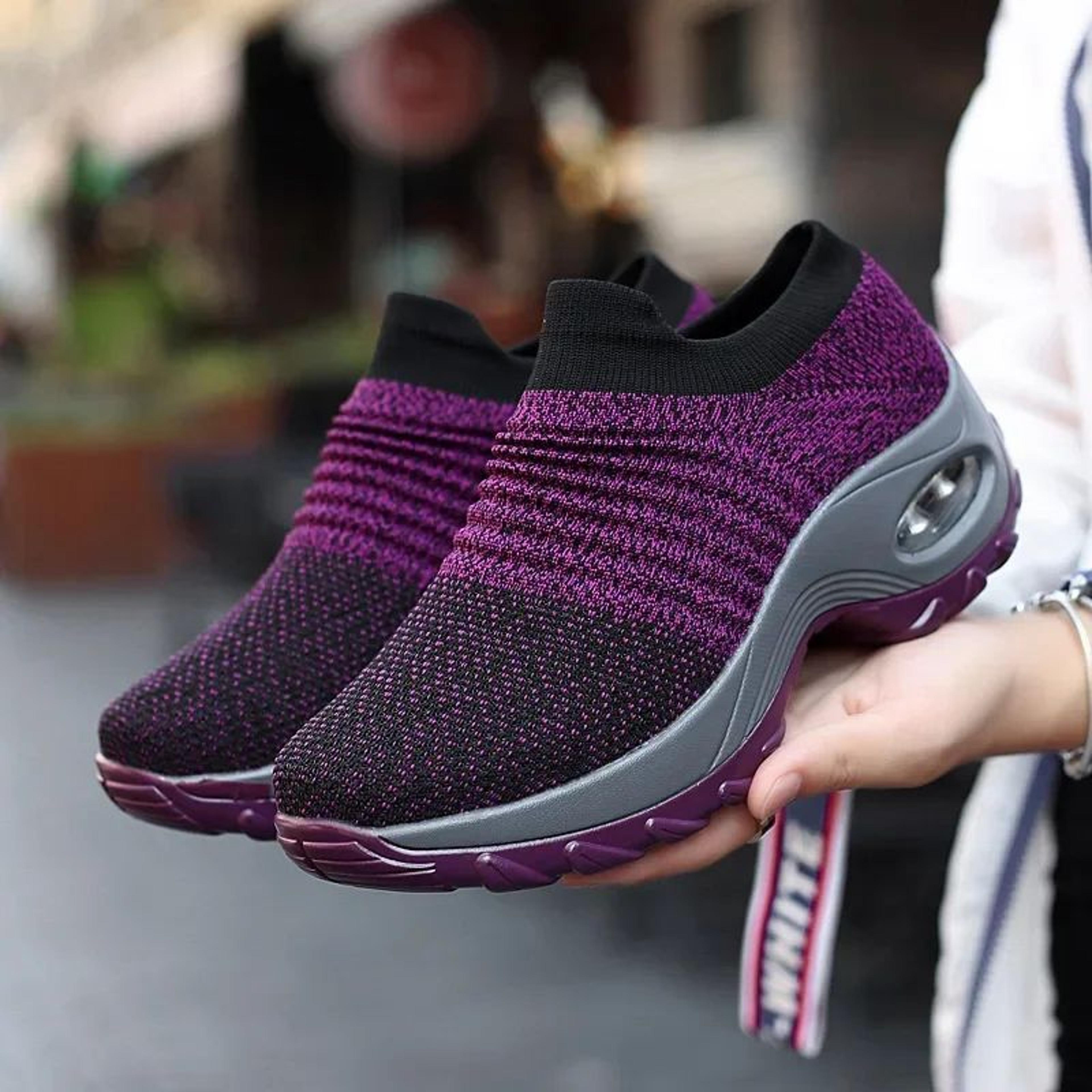 women's orthopedic platform sneakers – non-slip casual comfort walking shoes