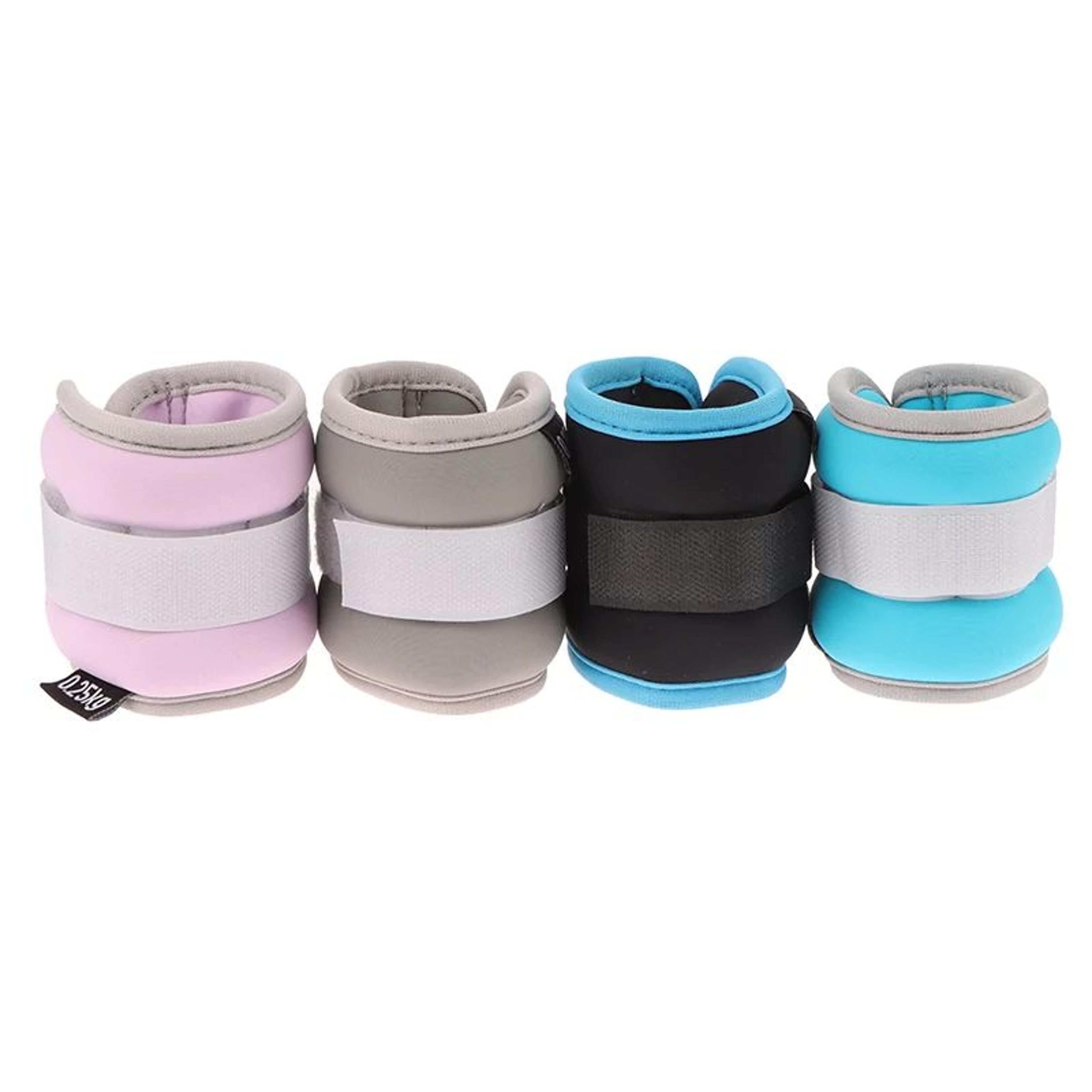 adjustable ankle weights 0.55 lb pair – portable leg & arm strength training straps for fitness & physical