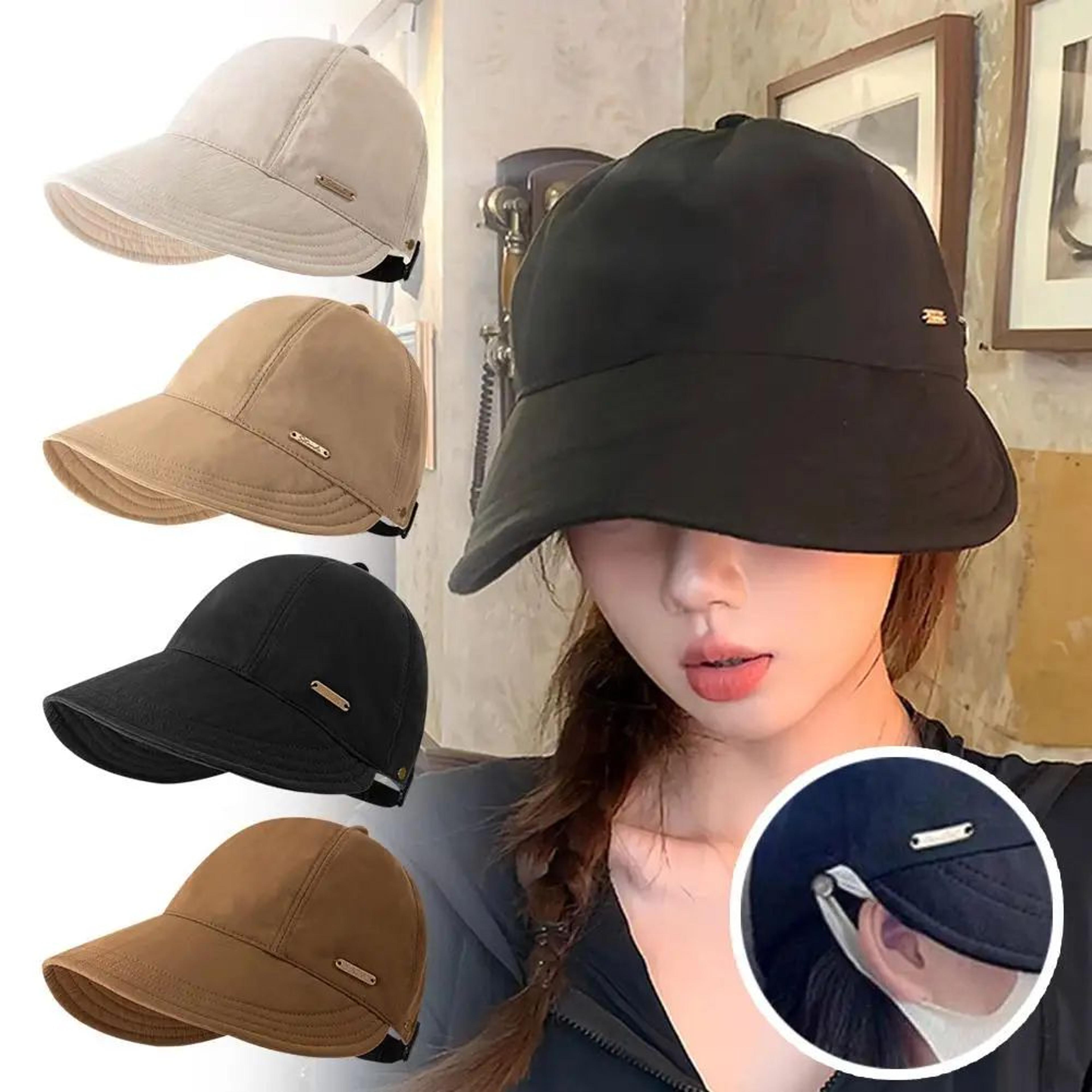 sunguard pro women's wide brim uv protection baseball cap – adjustable outdoor fishing & beach hat