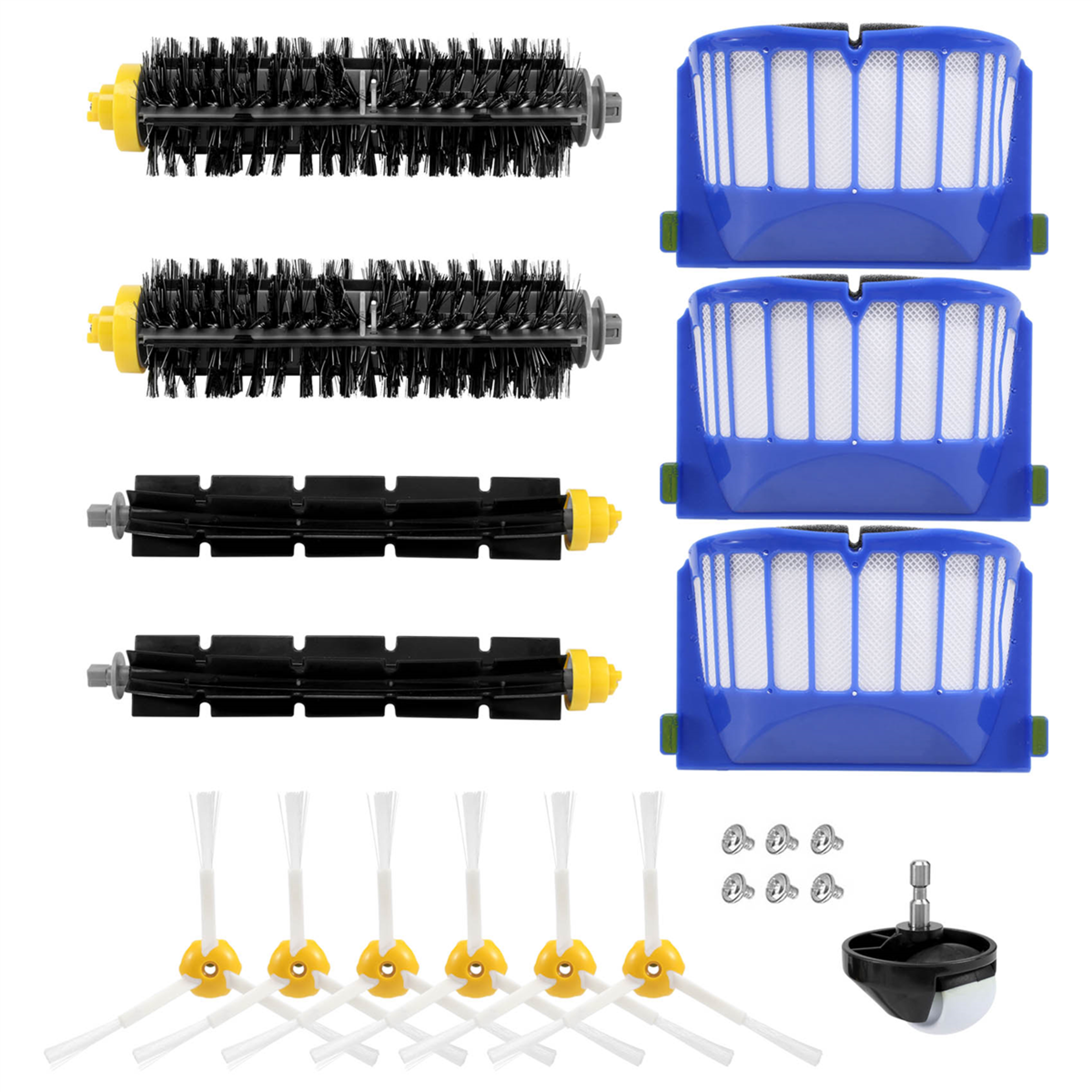 vacuum filter brush cleaner replacement kit for roomba to restore strong pickup
