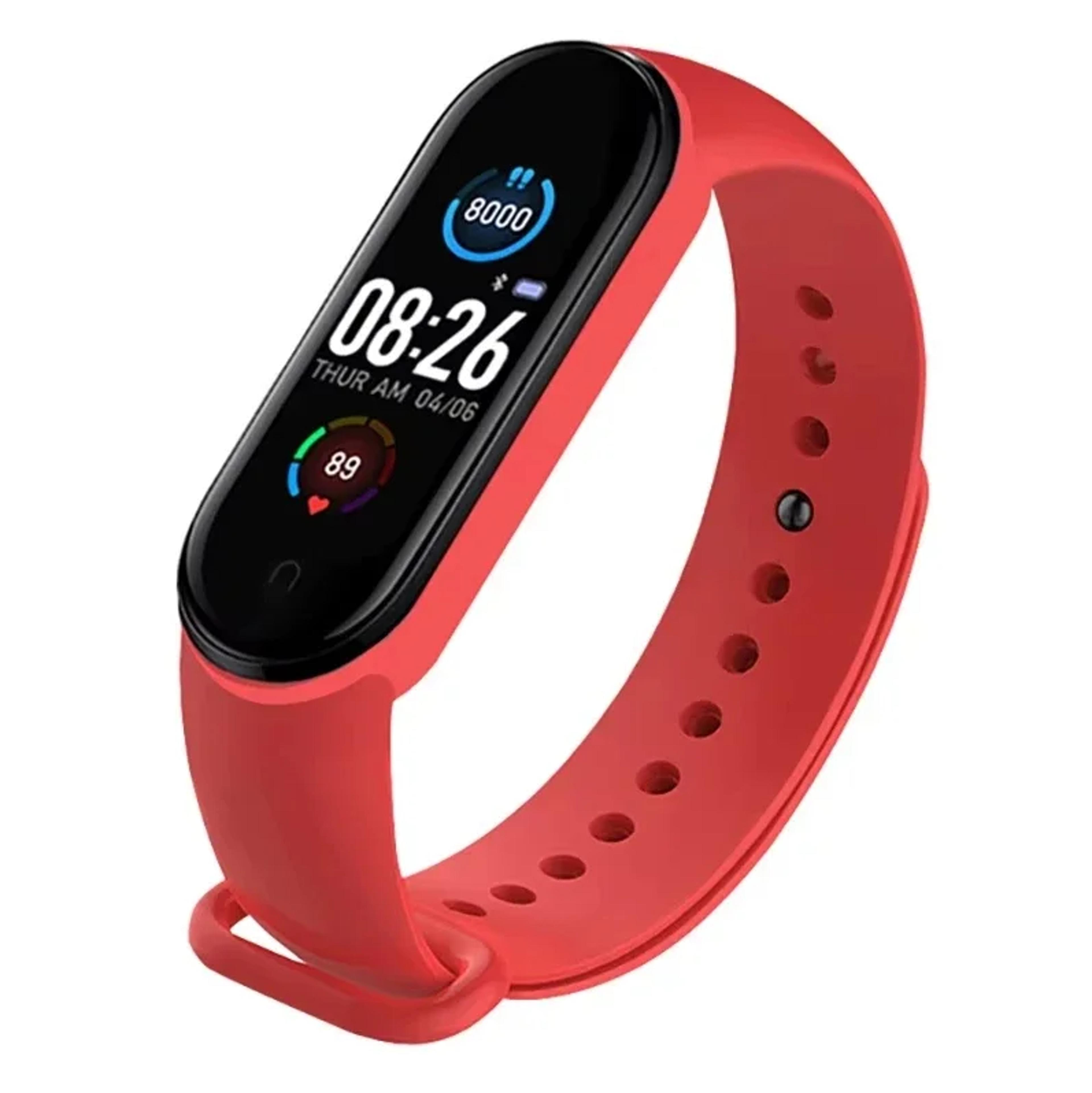 smart fitness tracker watch with heart rate monitor for daily activity tracking