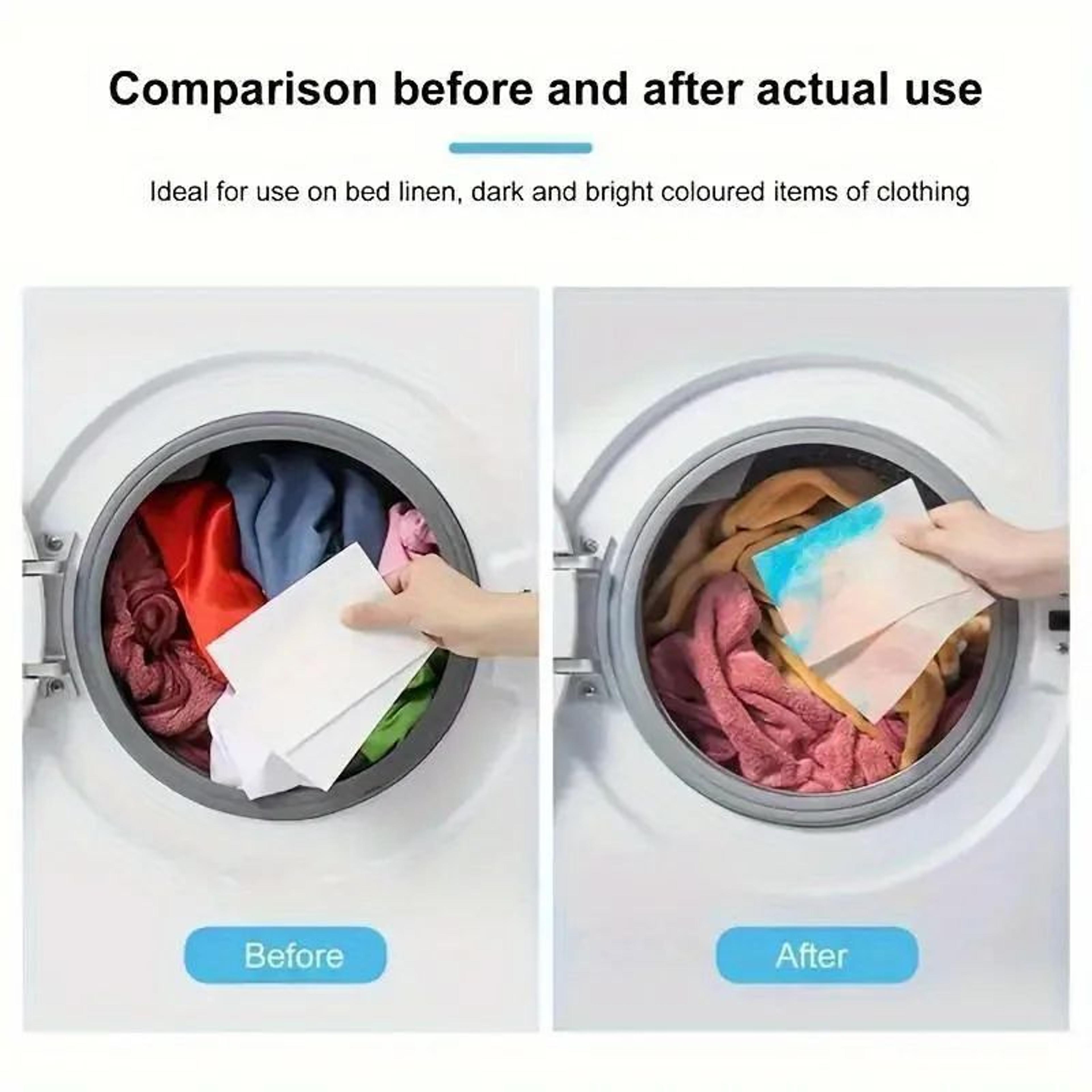 colorguard dye-catching laundry sheets – fade & color transfer protection for mixed wash loads