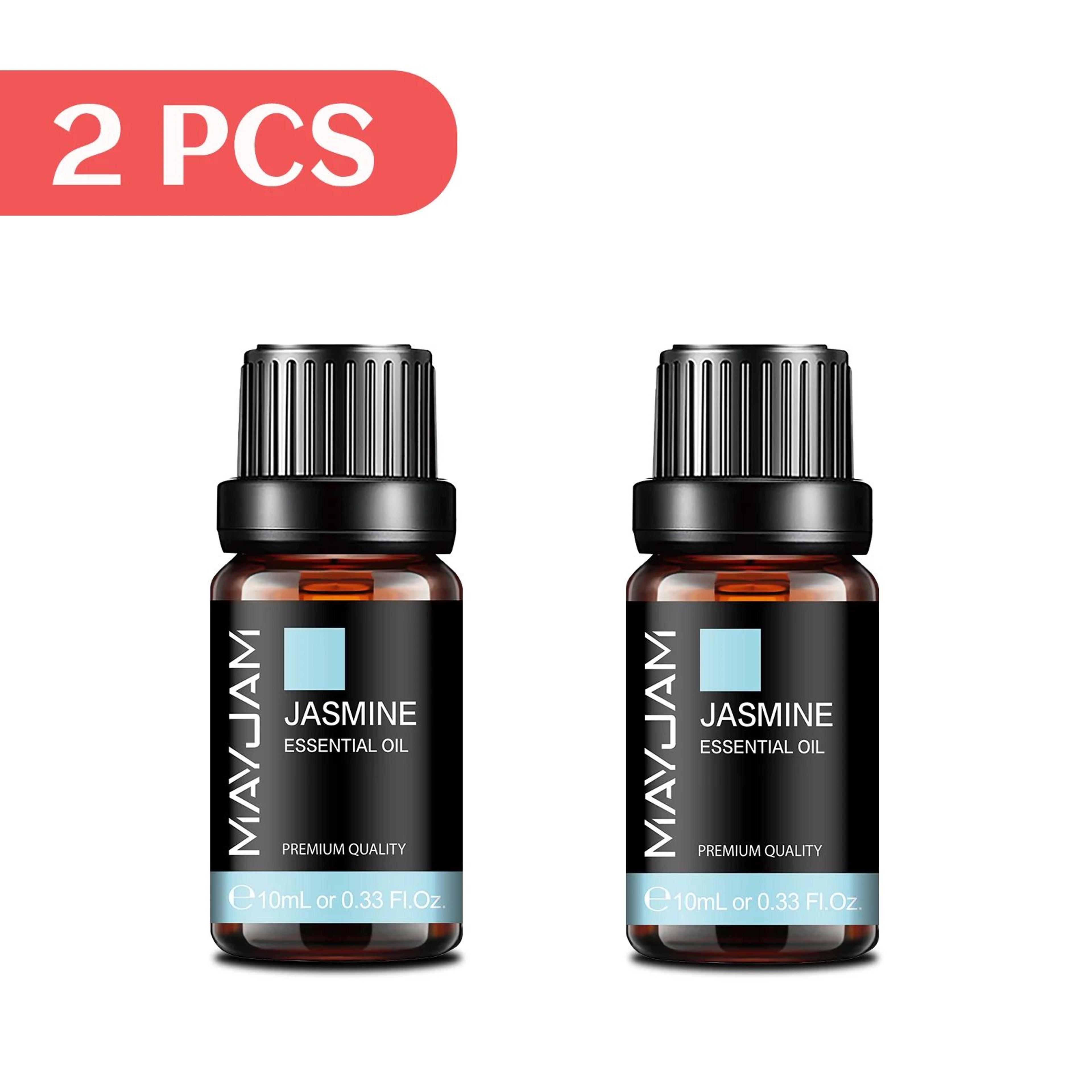 mayjam 2pcs essential oil set – 10ml pure aromatherapy oils for diffuser, humidifier & diy
