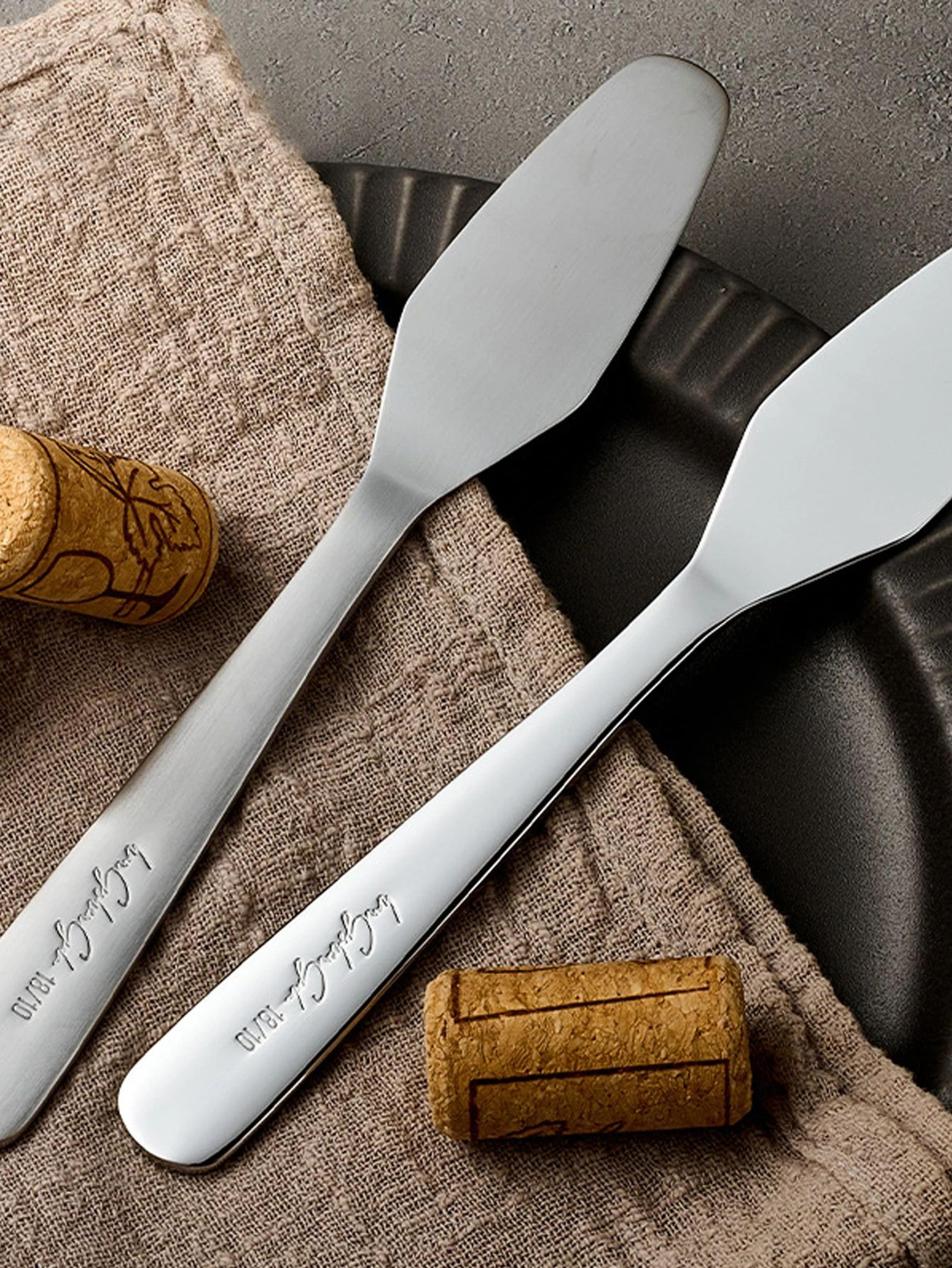 316l stainless steel butter spreader knife – multifunction cheese, jam & bread cutter utensil