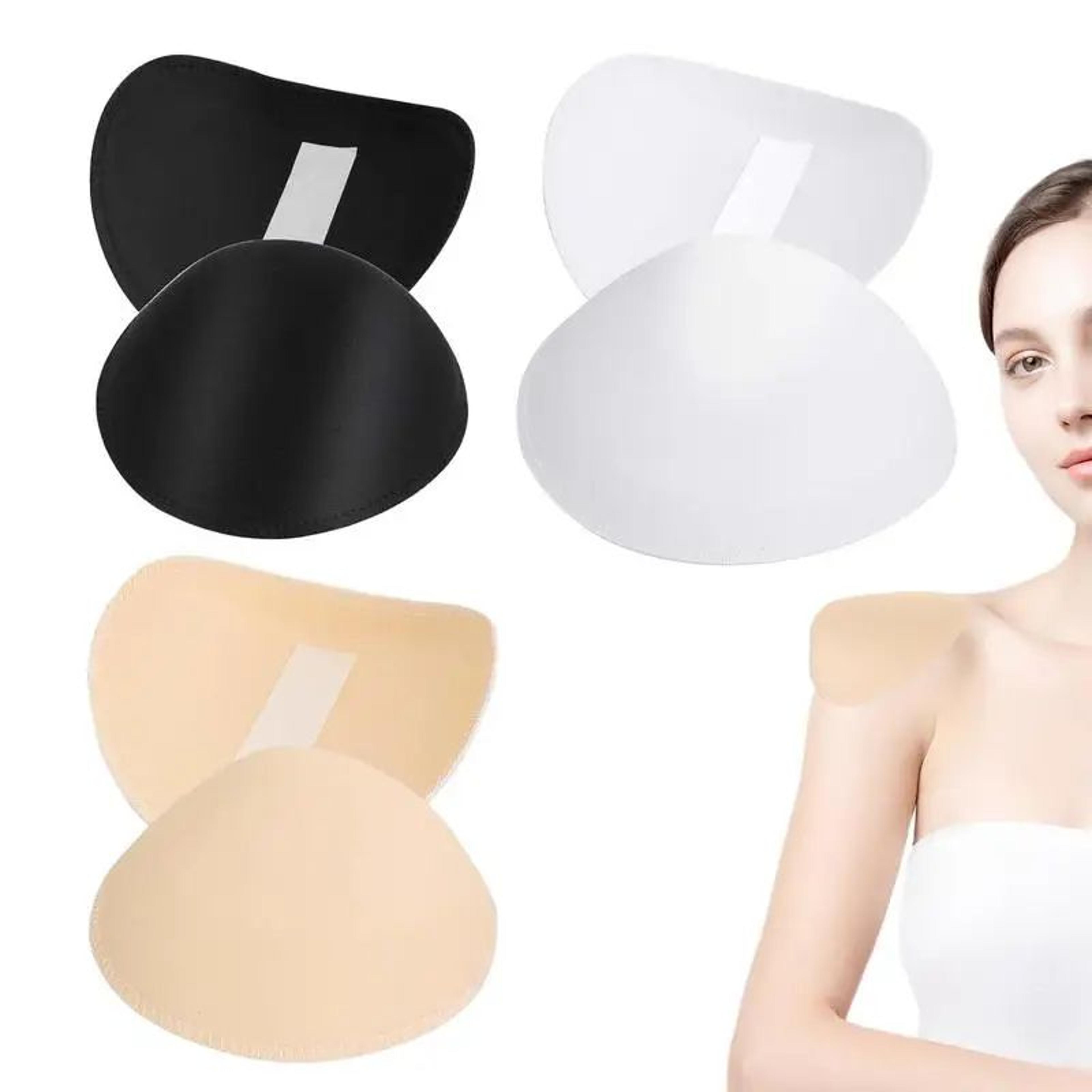 3 pairs breathable sponge shoulder pads – lightweight set-in shoulder enhancers for blazers, suits & clothing