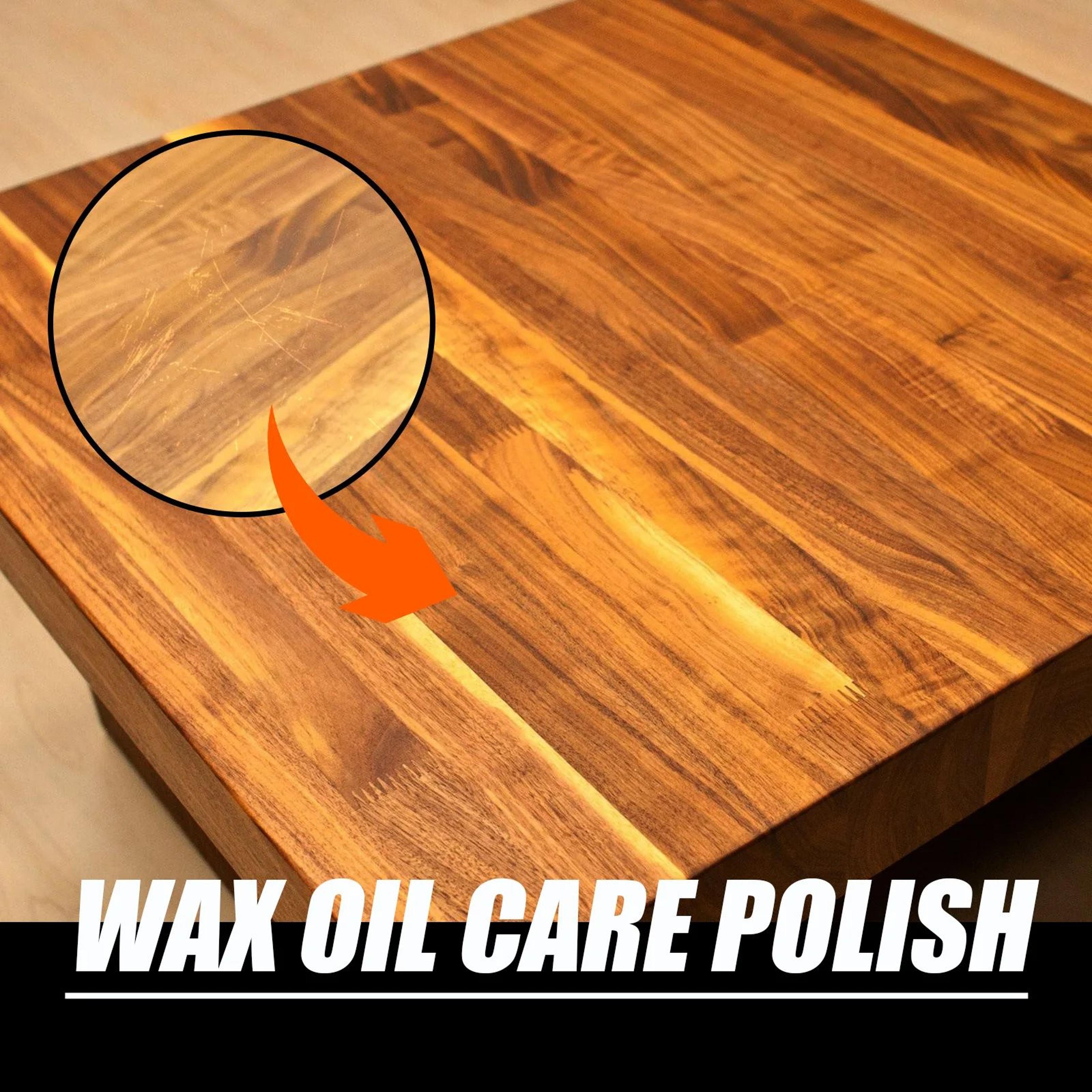 natural beeswax wood polish – waterproof furniture care & restoration wax for floors & wood surfaces