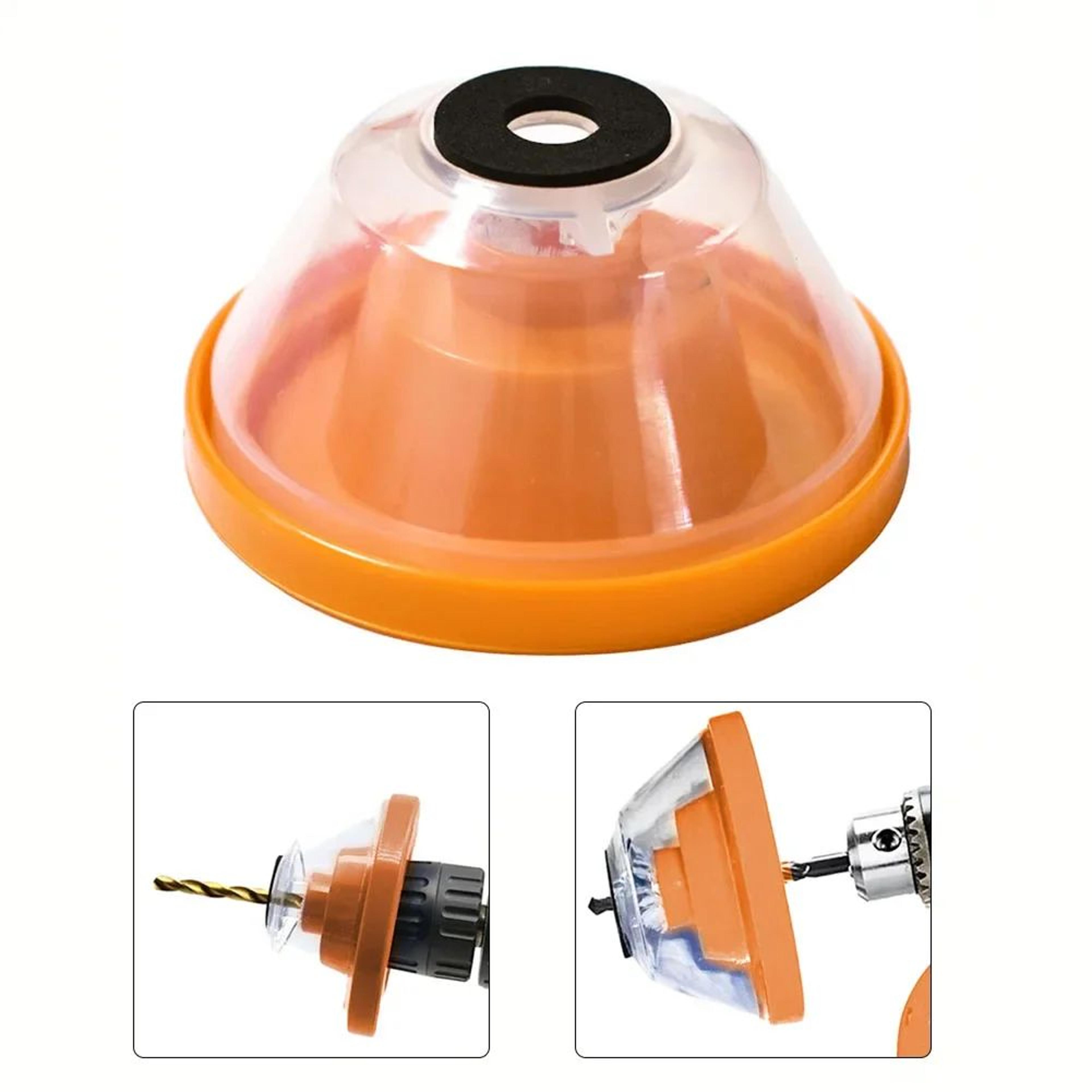electric drill dust collector cover – anti-leak dust proof bowl attachment for clean drilling