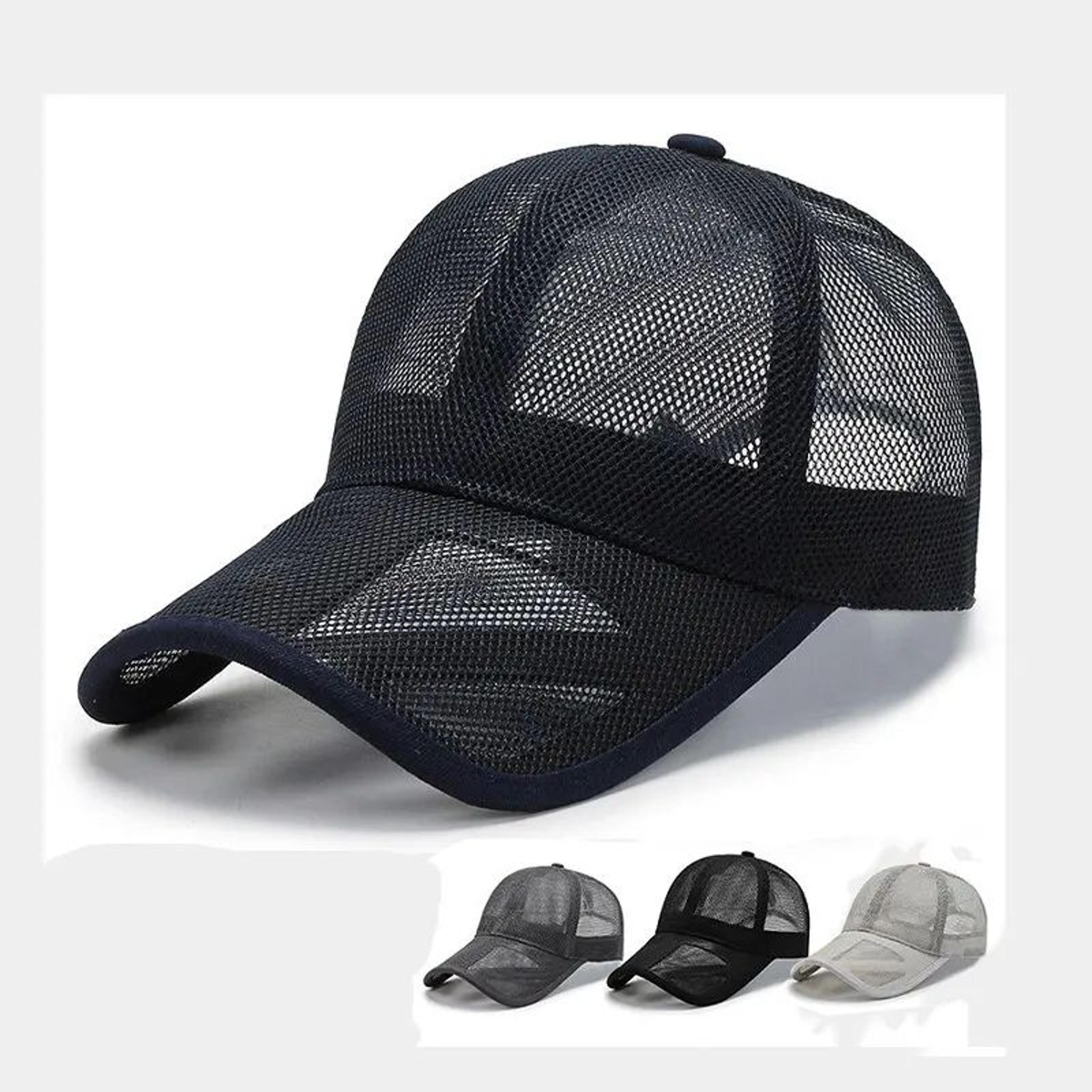 breathable mesh summer baseball cap – openwork sun protection hat for men & women