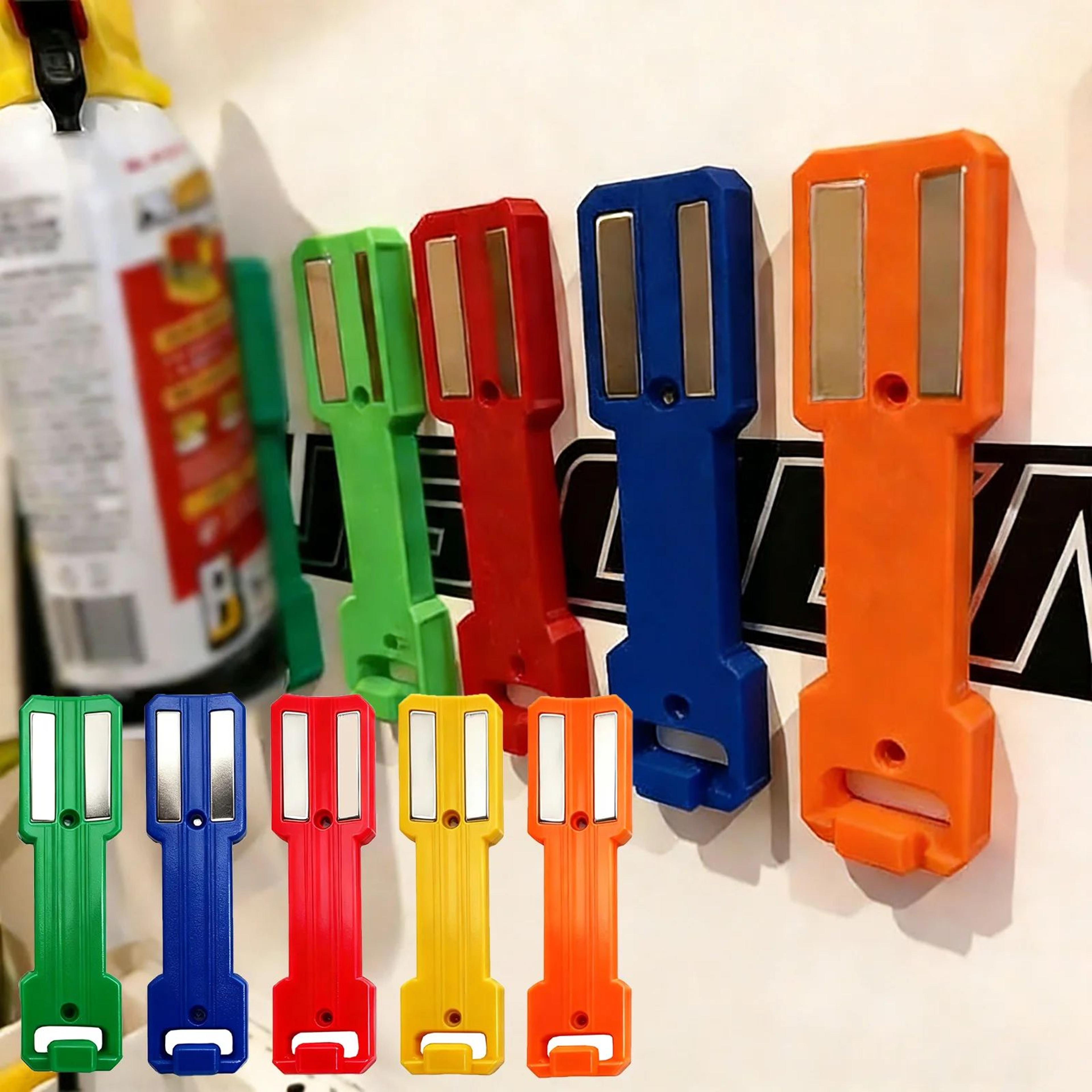 3d magnetic aerosol can holder rack – heavy duty space-saving spray can organizer for garage, toolbox & kitchen