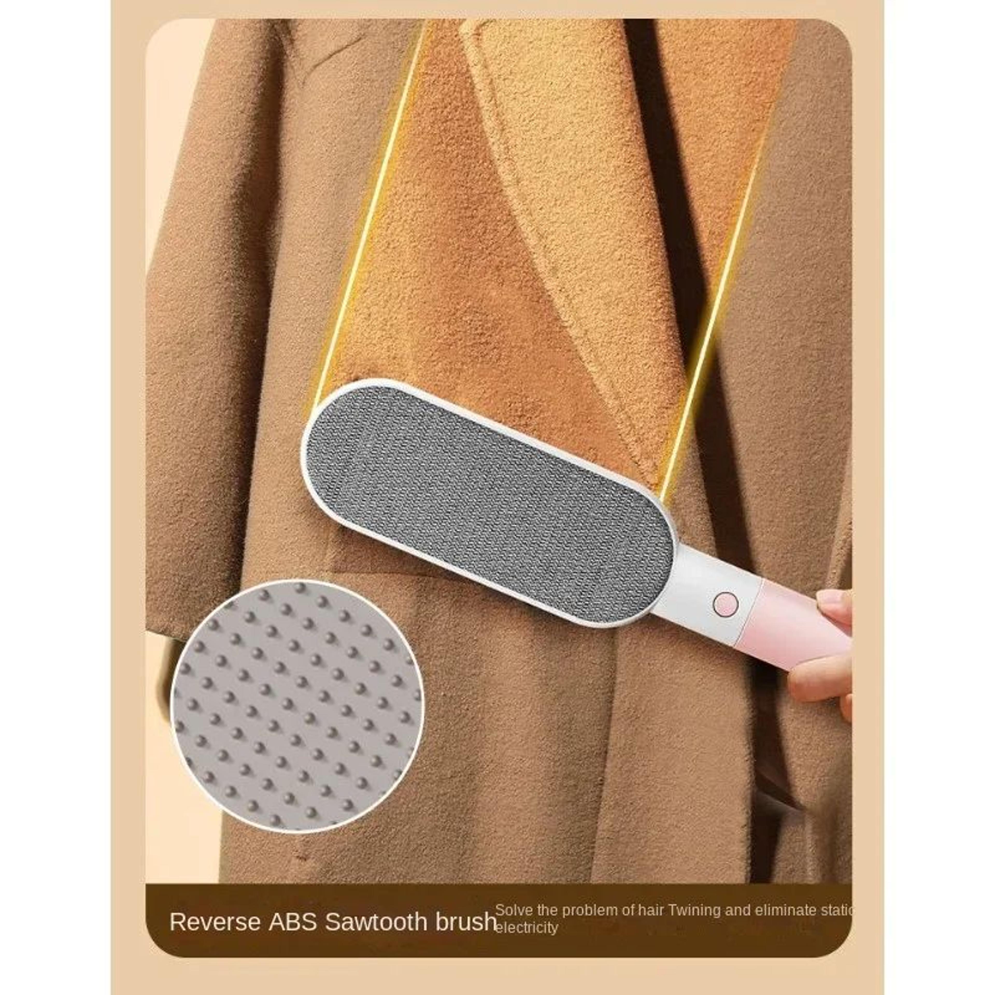 4-in-1 pet hair remover roller & lint brush for clothes and furniture – reusable pet hair remover & lint roller cleaner