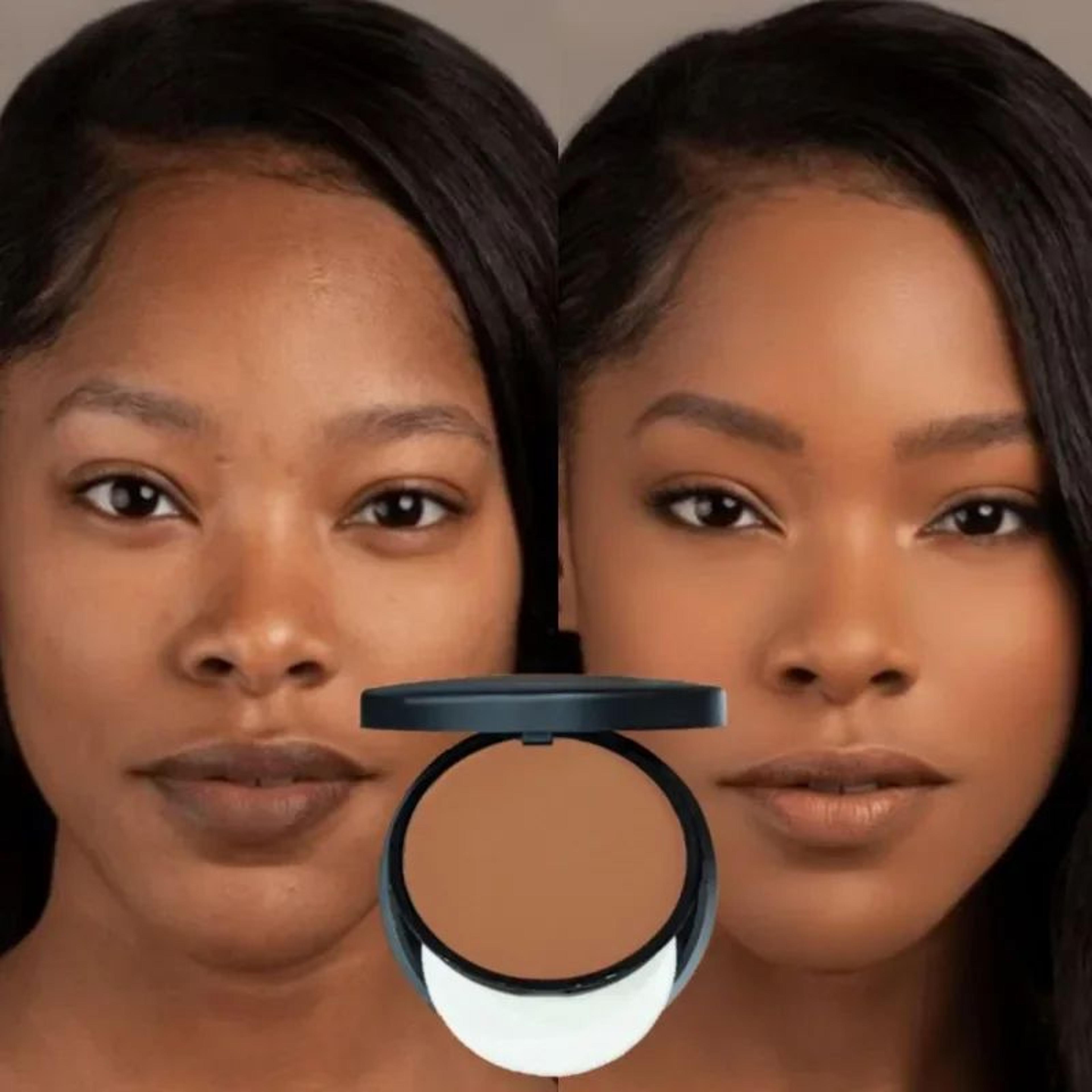 sculptpro matte contour powder palette – sweat-resistant highlight & shadow makeup kit