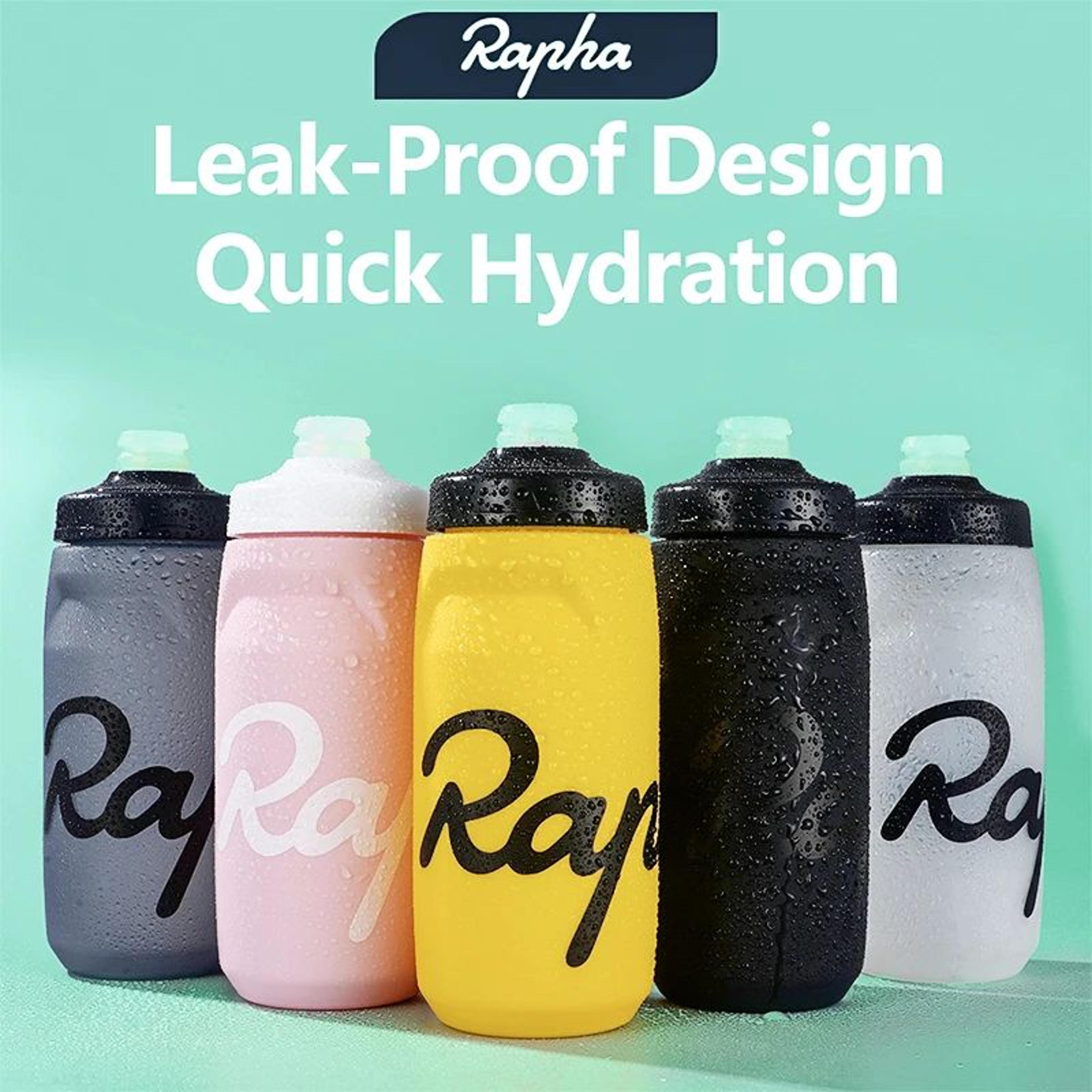 raphaflow ultra-light cycling water bottle – leak-proof squeezable sports bottle 20.96, 20.96 oz